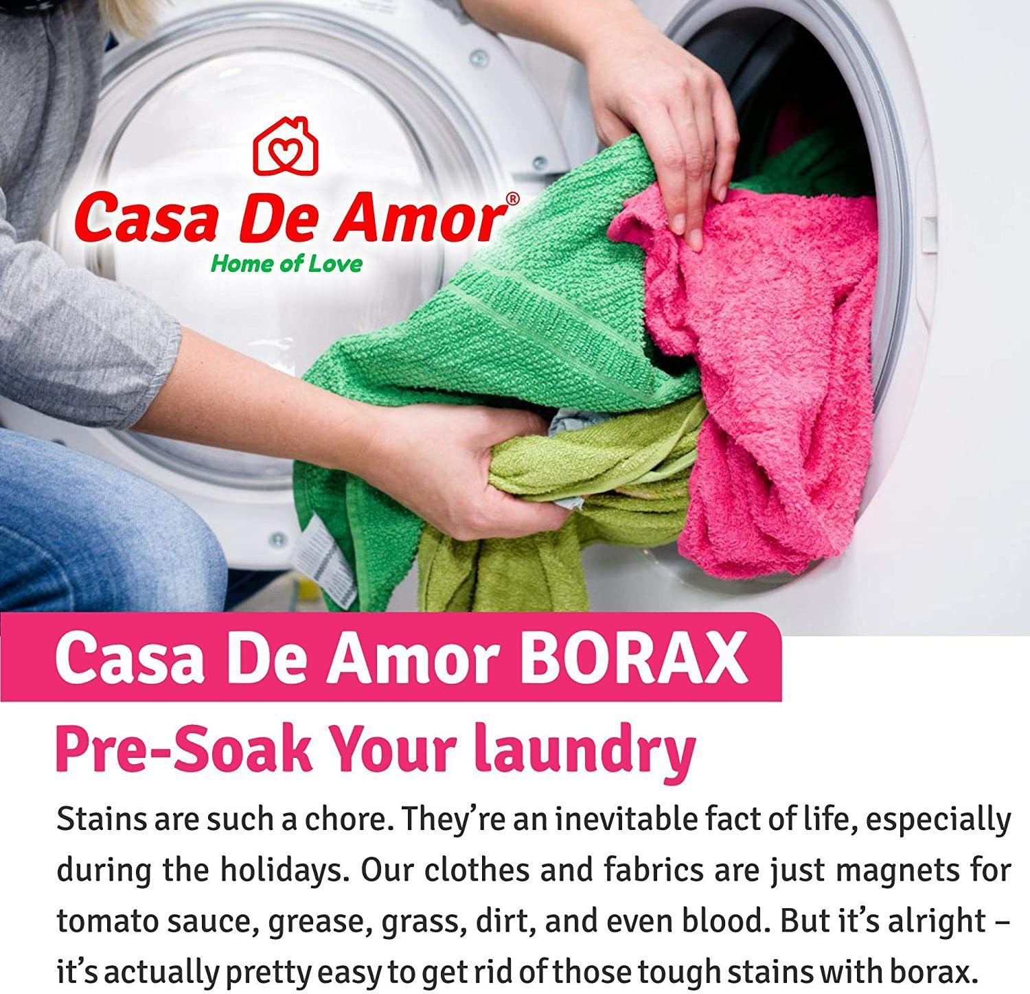 Image of Casa De Amor Borax Powder 2 kg Stain Remover