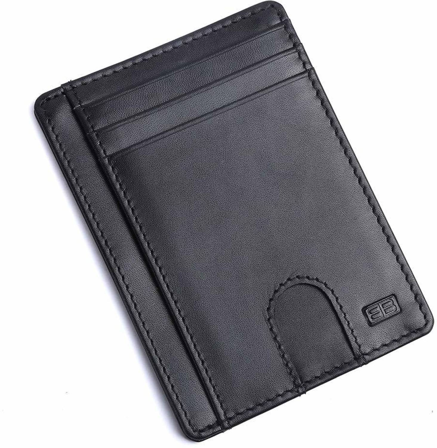 Brooklyn Bridge Men Casual, Ethnic, Evening/Party, Formal, Travel, Trendy Black Genuine Leather Card Holder
