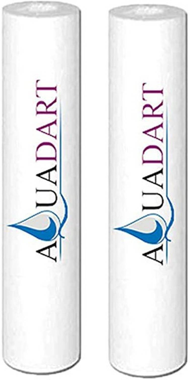 AquaDart Ro 10 Inch Spun Filter (PP SPUN) Cartridge Compatible for 10 Inch Pre-Filter Housing of Water Purifier | Pack of 2 Spun Solid Filter Cartridge