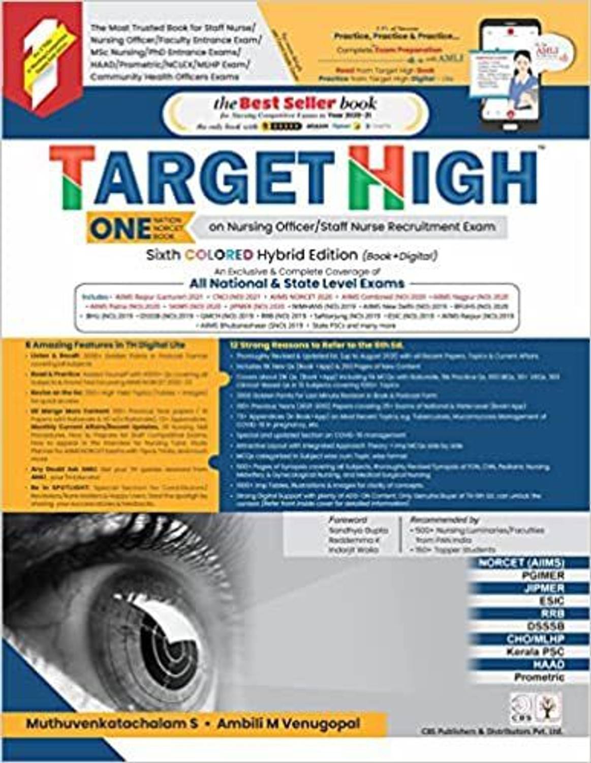CBS Target High Staff Nursing Exam Book - Image 1