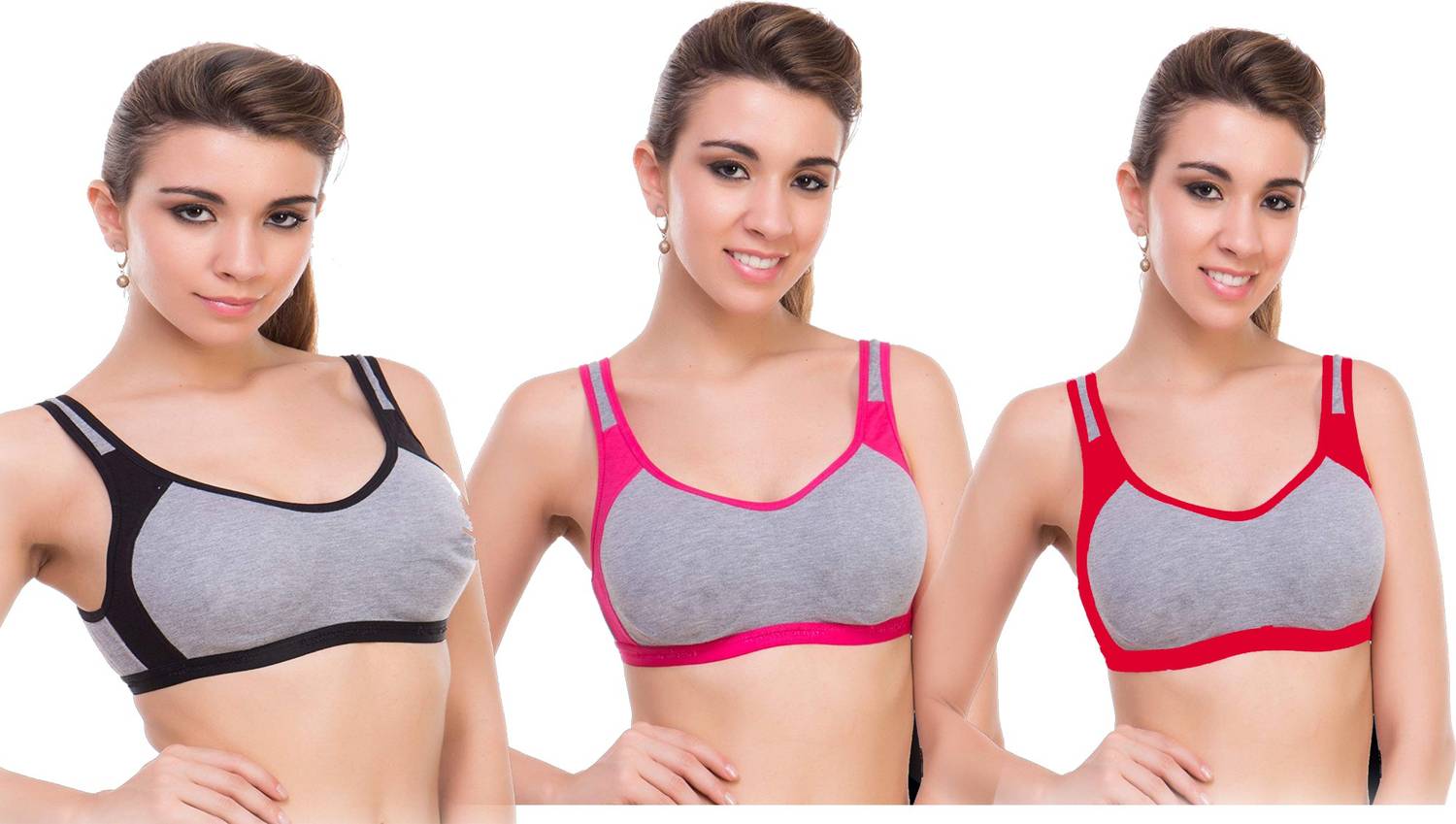 AMOZE Women Sports Non Padded Bra