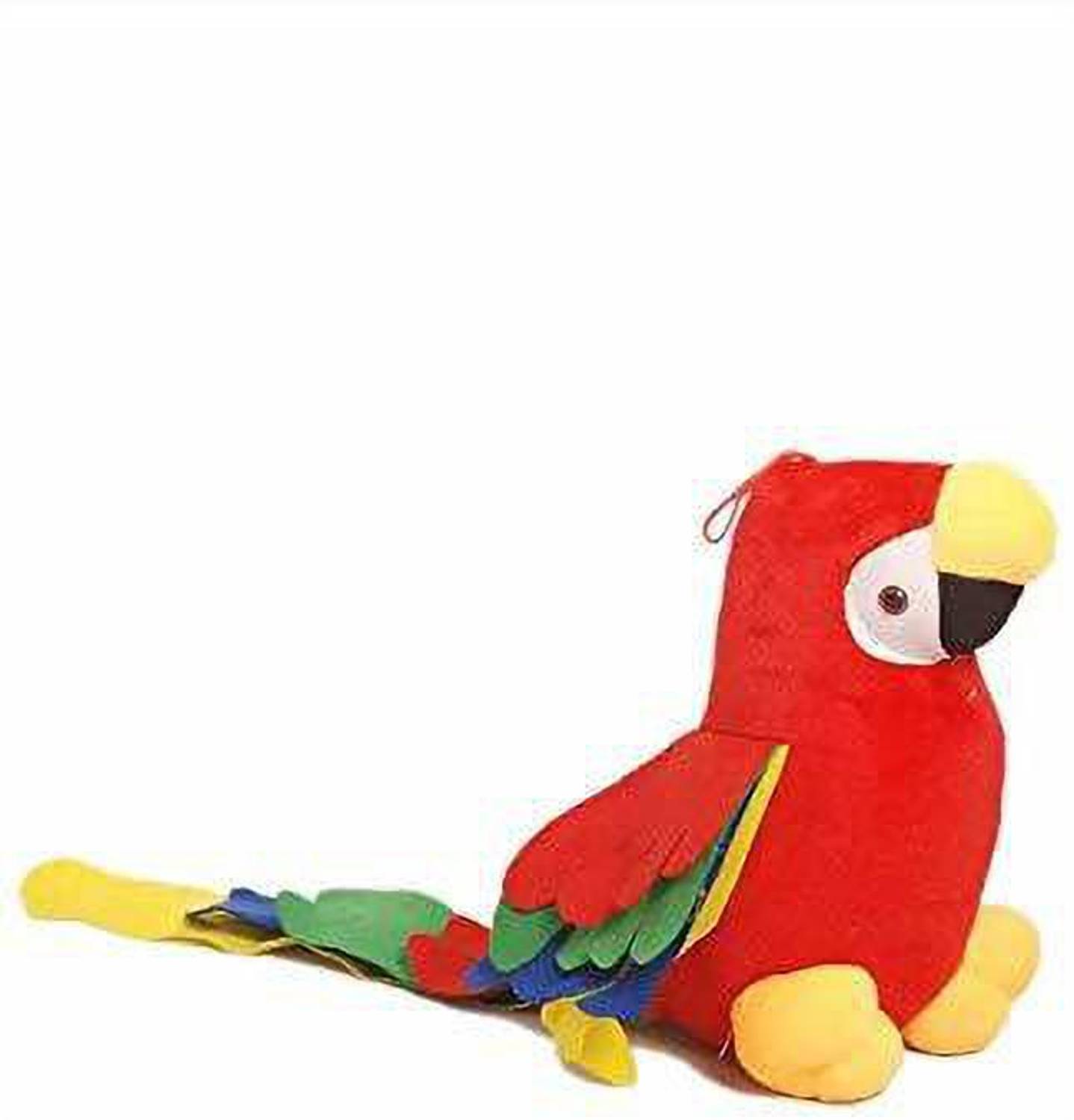 4AJ BAZAAR Parrot (Soft Toy_20Cm_Multicolor) - 20 cm