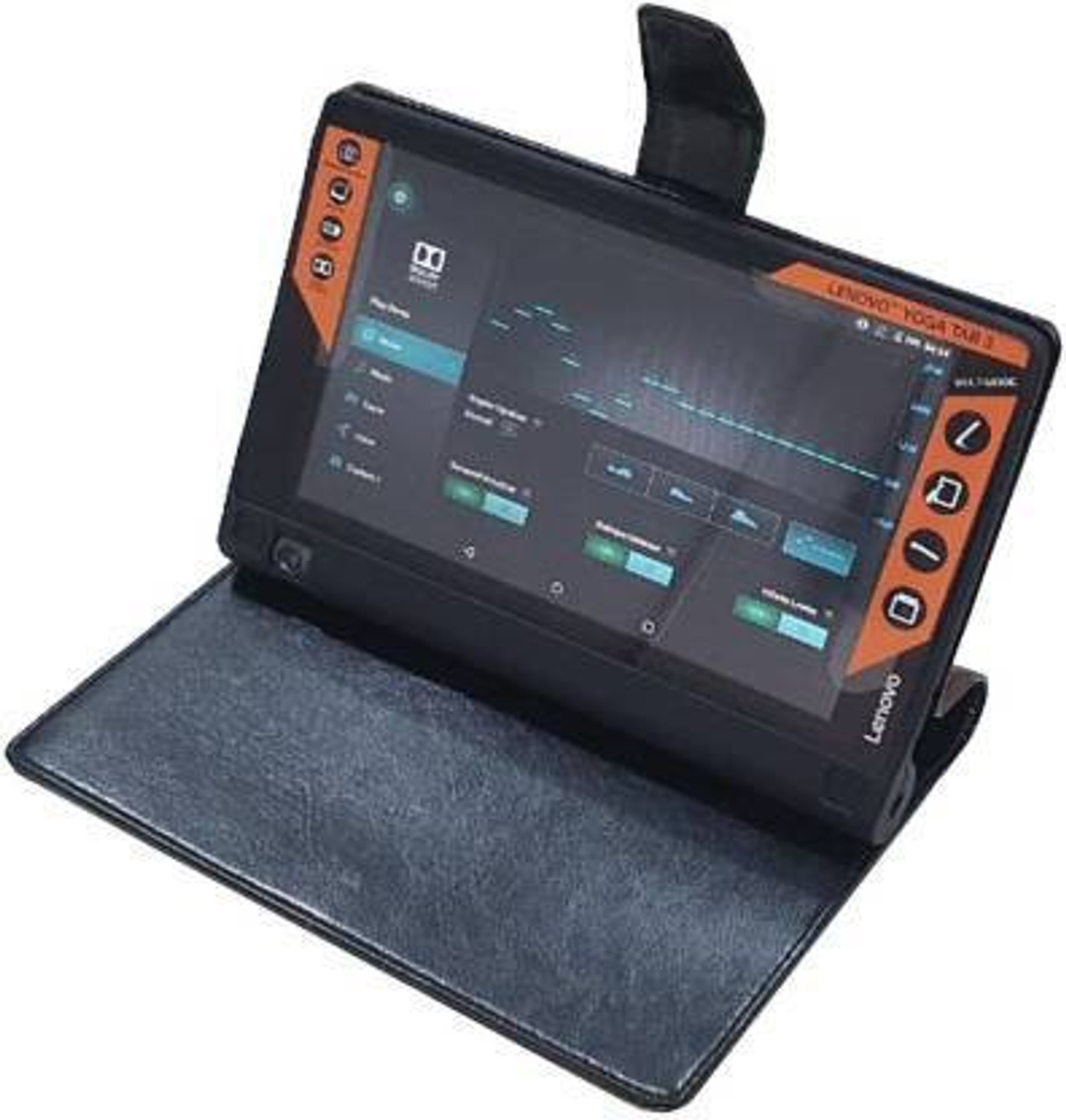 Image of Mystry Box Flip Cover for Lenovo Yoga Tab 3 8 inch Tablet [Model Number: YT3-850M, YT3-850F, YT3-850L]