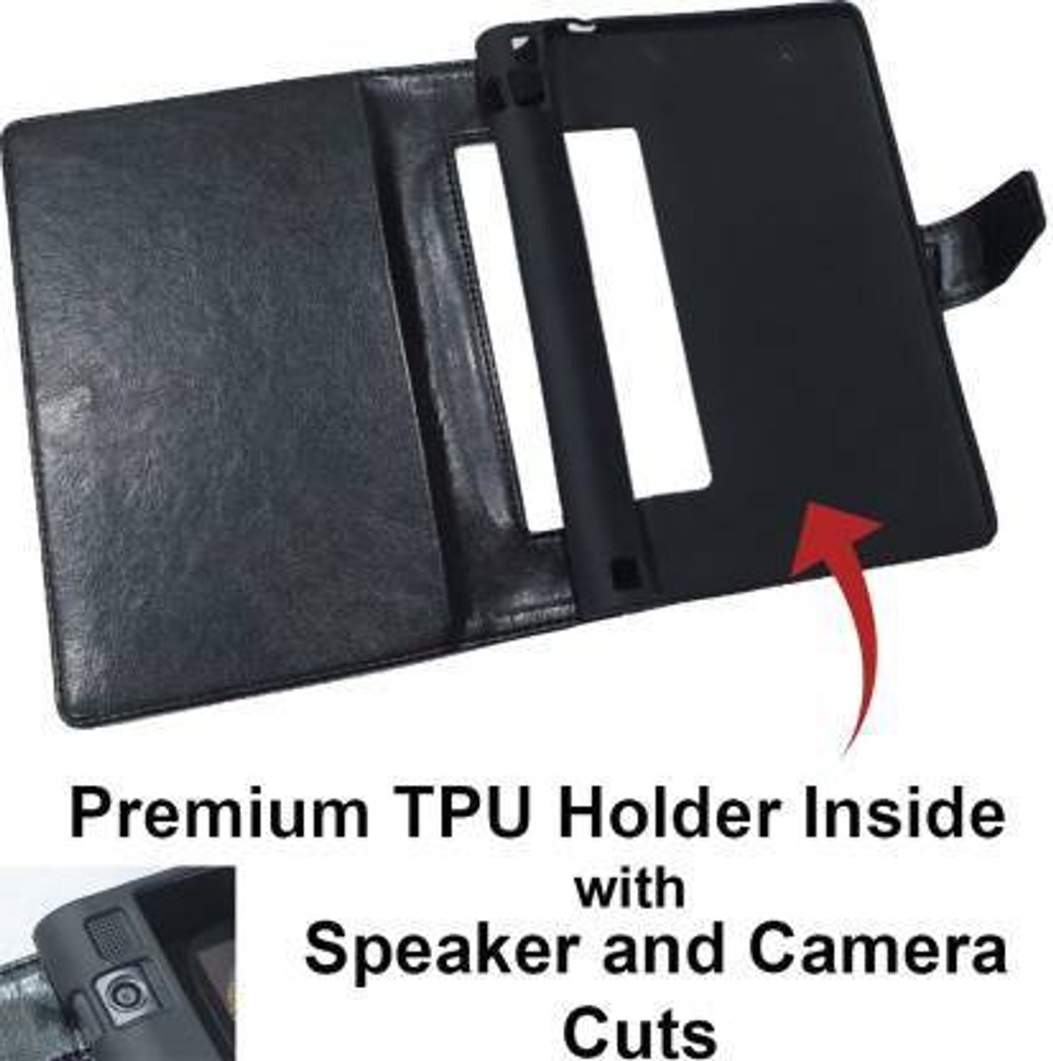 Image of Mystry Box Flip Cover for Lenovo Yoga Tab 3 8 inch Tablet [Model Number: YT3-850M, YT3-850F, YT3-850L]