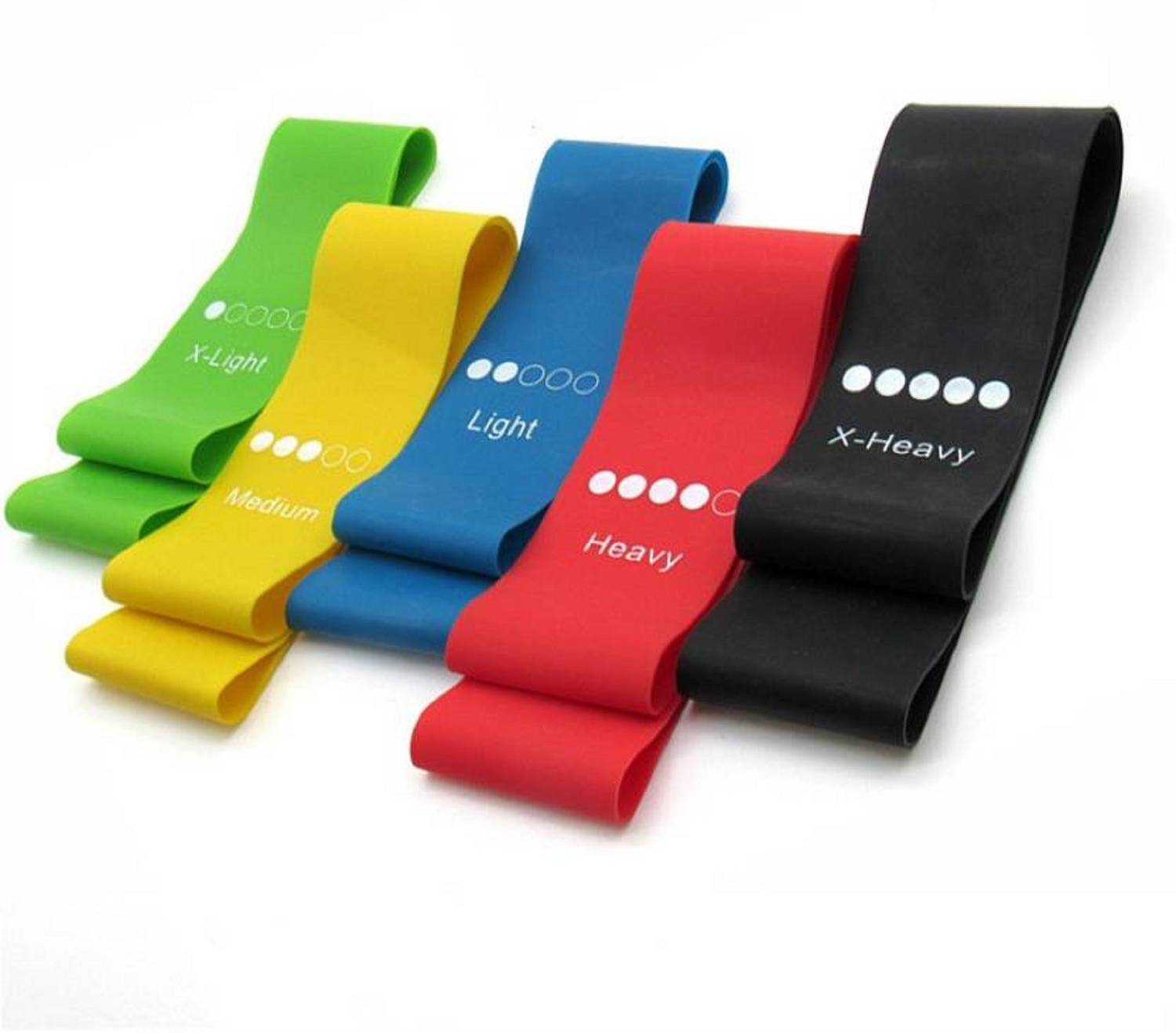 ALORNOR loop Exercise Band for Home Fitness/Strength Training Resistance Tube(Multicolor) Resistance Tube