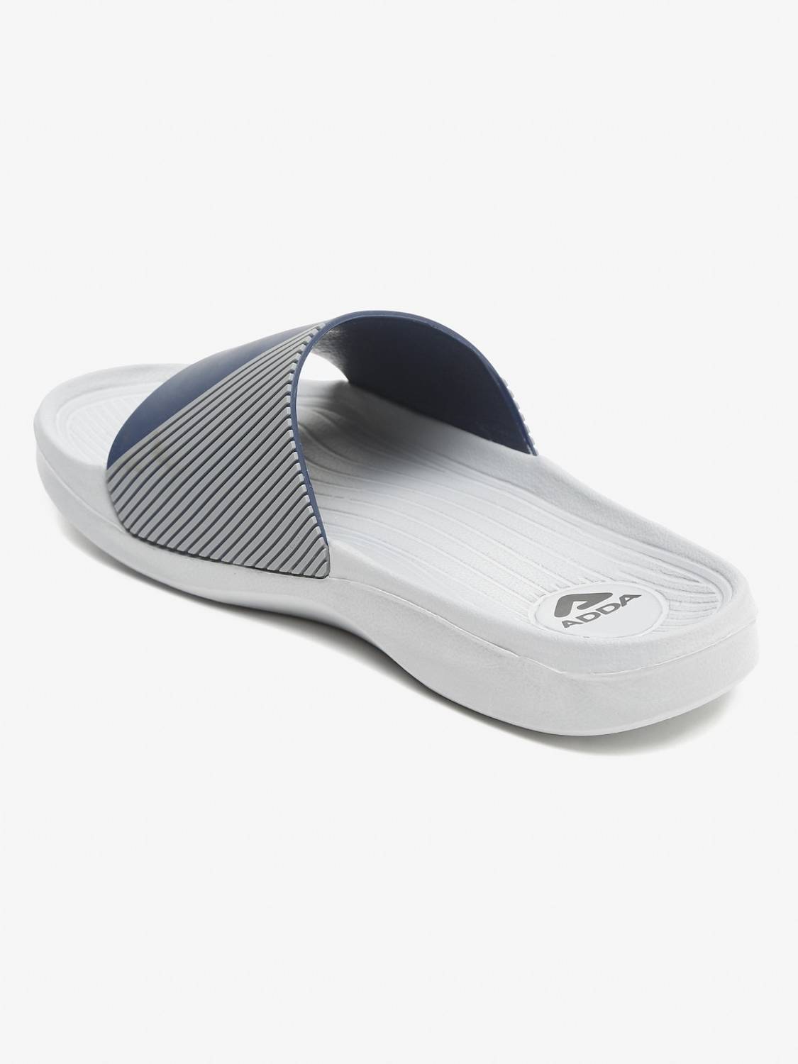 Adda Men Gray Slides - Image 4