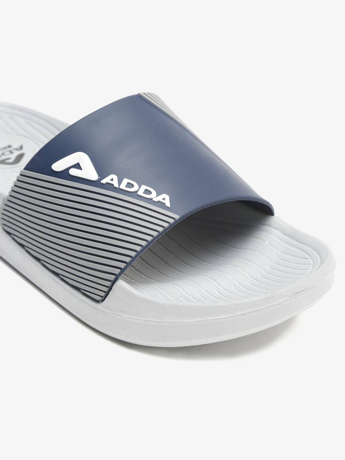 Adda Men Gray Slides - Image 5