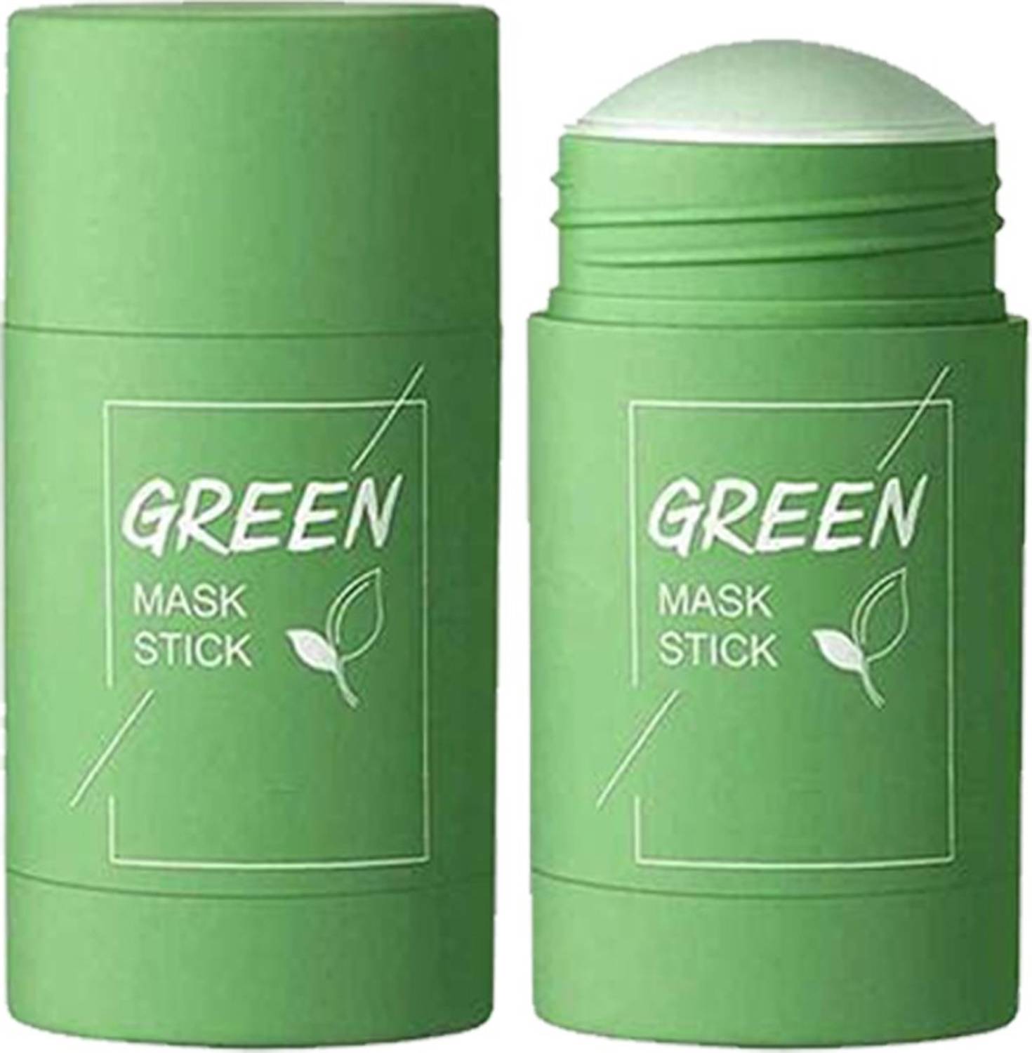 adbeni Green Tea Purifying Clay Stick Mask Oil Control Anti-Acne Eggplant Solid Fine