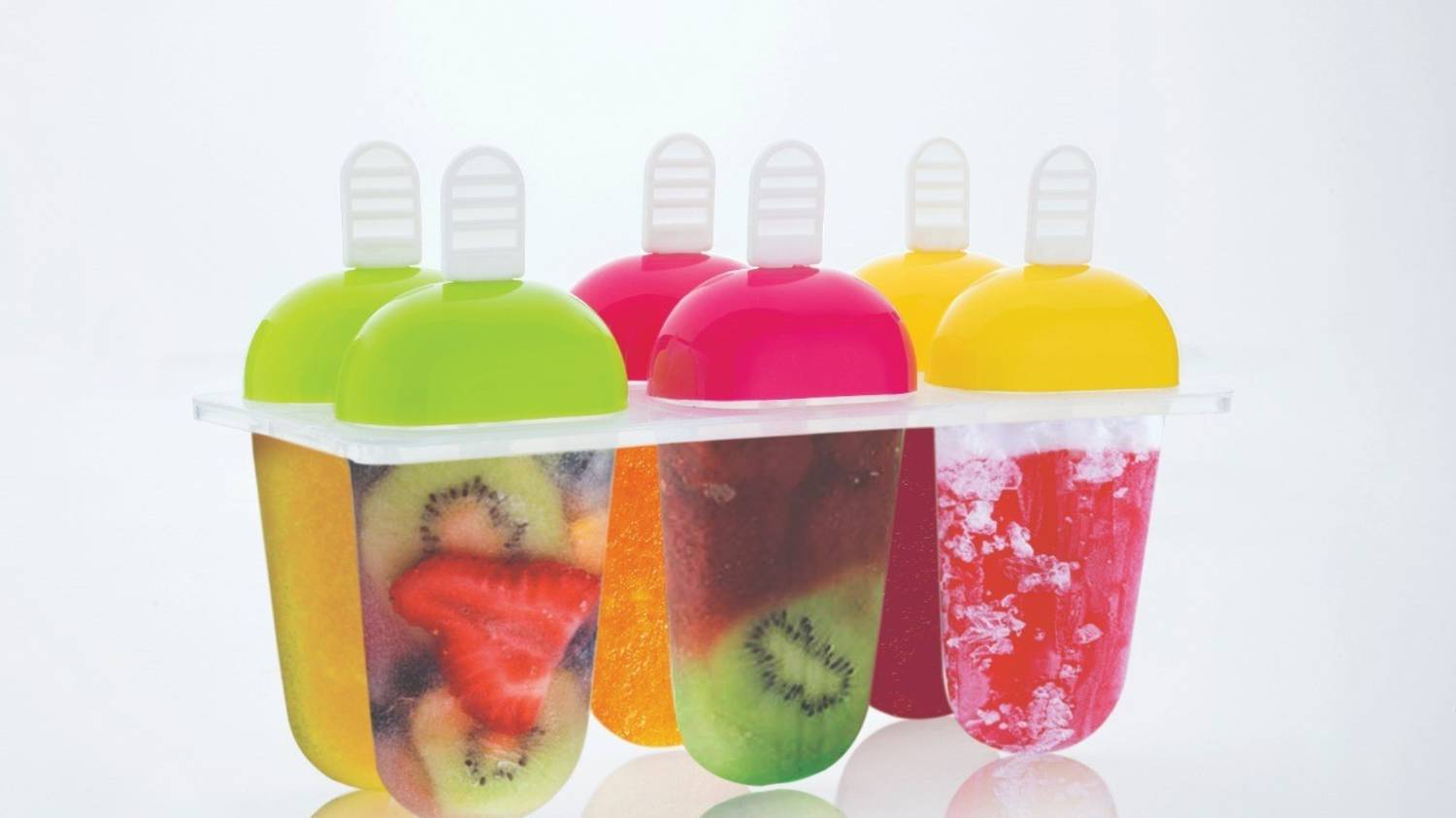 BLUEBERRY Delicious and juicy ice candy maker / Multicolor Plastic Ice Cube Tray