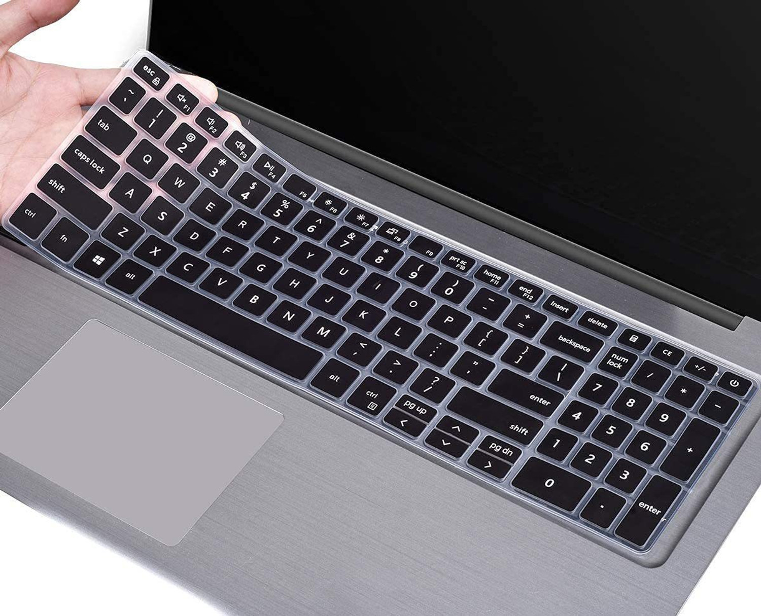 Image of RAYA Silicone Keyboard Cover for Dell G15 Series Gaming Laptops Dell G15 Series { 5510 / 5511 / 5515 / 5520 / 5521 / 5525 / 5530 } Gaming Laptop Keyboard Skin