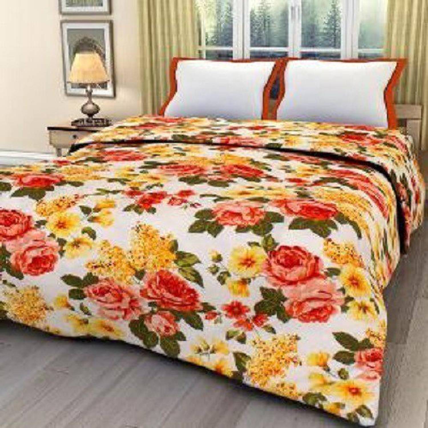 Armaan Floral Double Dohar for Heavy Winter