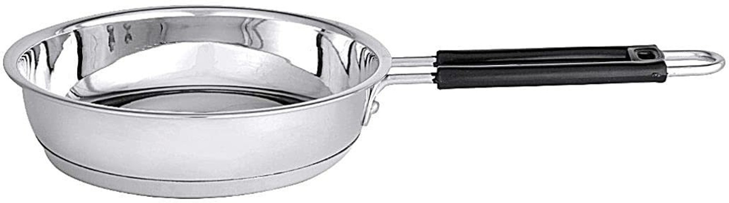 Image of Finetouch Stainless Steel Encapsulated Bottom Induction & Gas Compatible Heavy Base Fry Pan 20.32 cm diameter 1.5 L capacity