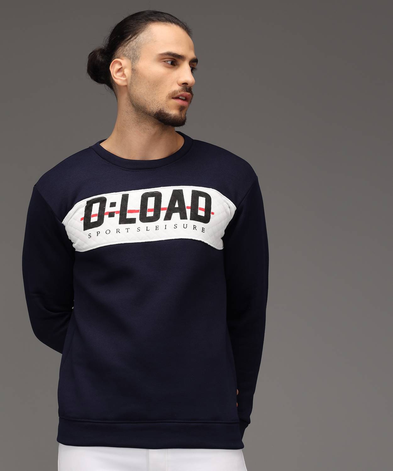 ANIXA Colorblock, Printed Round Neck Casual Men Multicolor Sweater