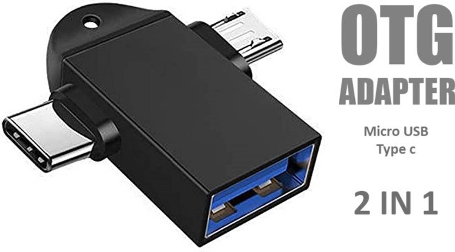 99Gems Micro USB, USB Type C OTG Adapter