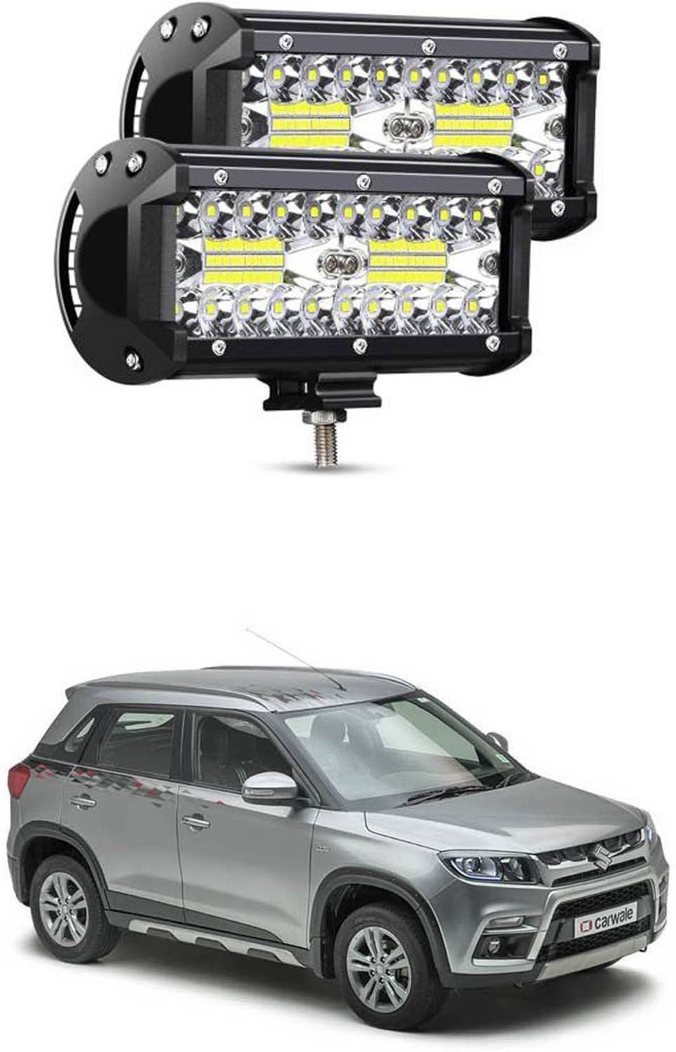 OFFROAD GAMERS 7 Inch Laser Spot Flood Combo LED Pods Fog Light