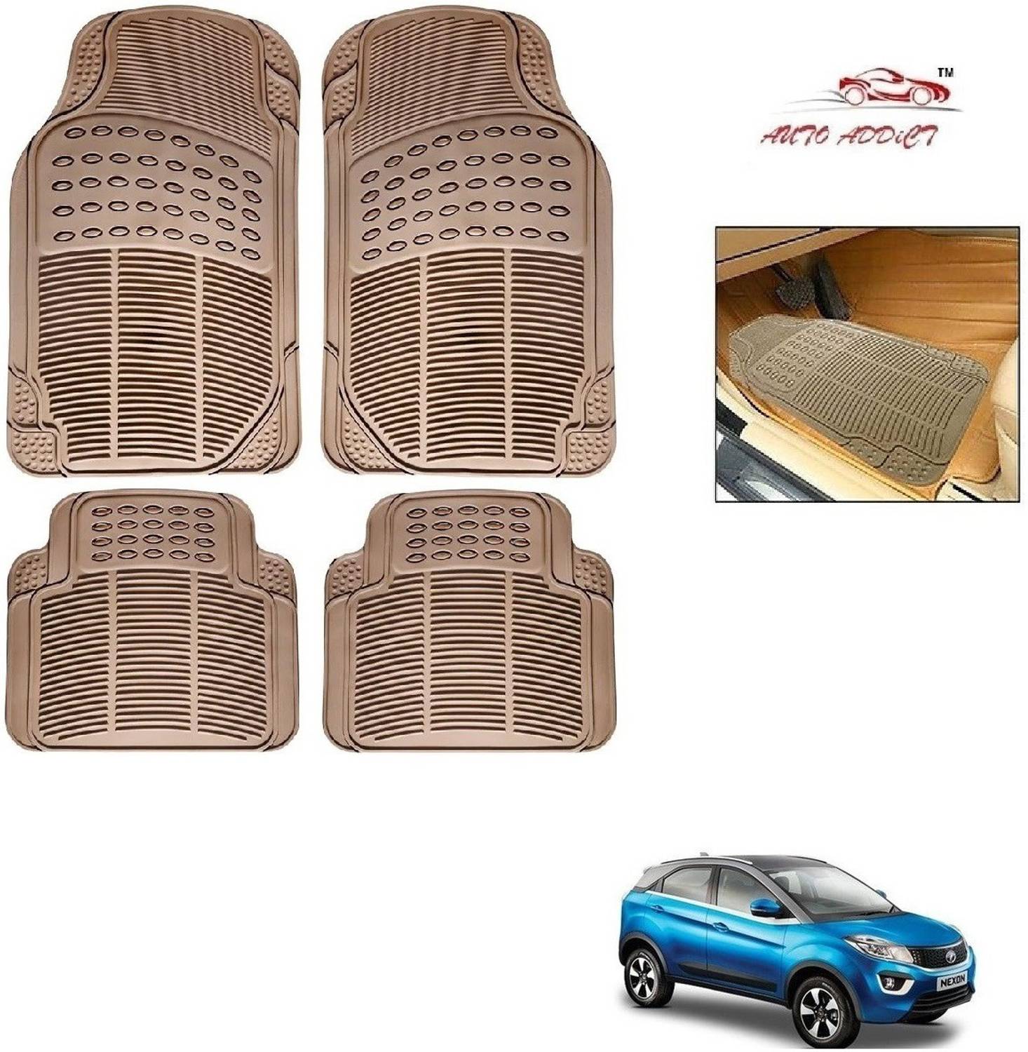 AuTO ADDiCT Rubber Standard Mat For  Tata Nexon