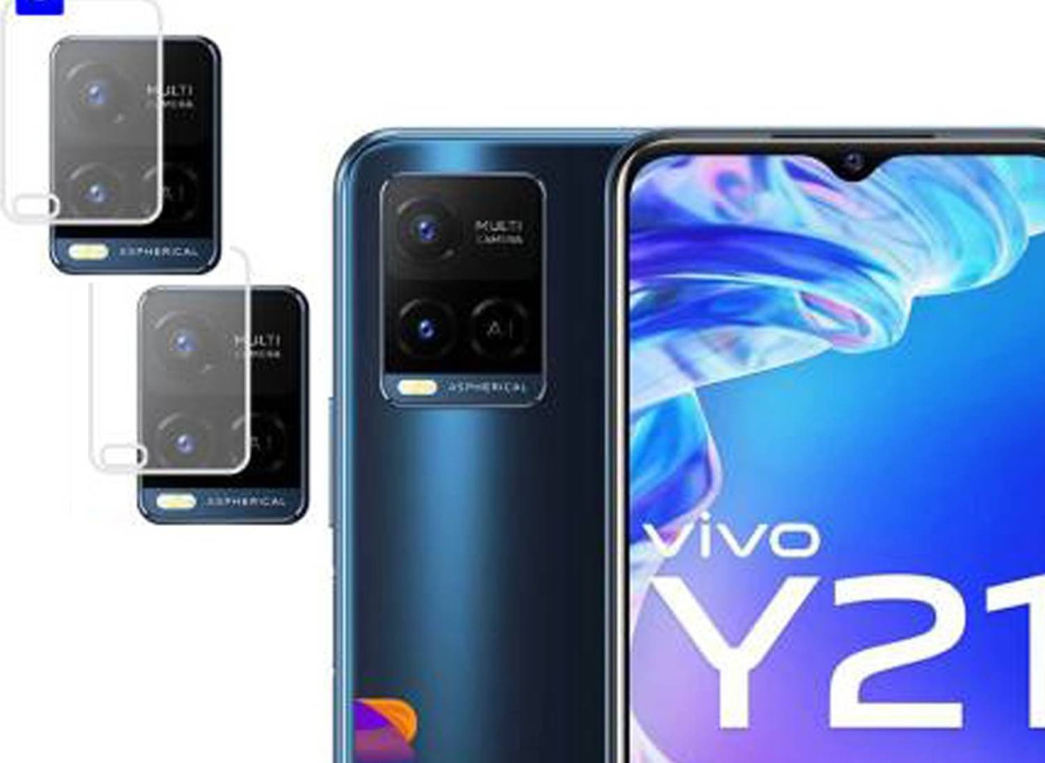 16SM Back Camera Lens Glass Protector for Vivo Y21