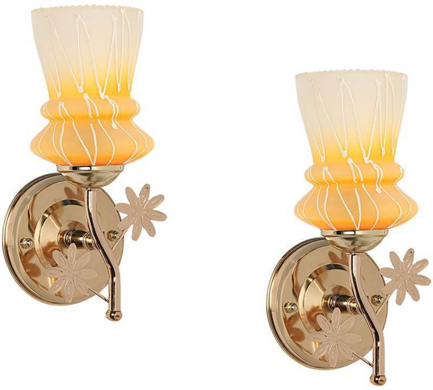 Awsm Wallchiere Wall Lamp Without Bulb (Pack of 2)