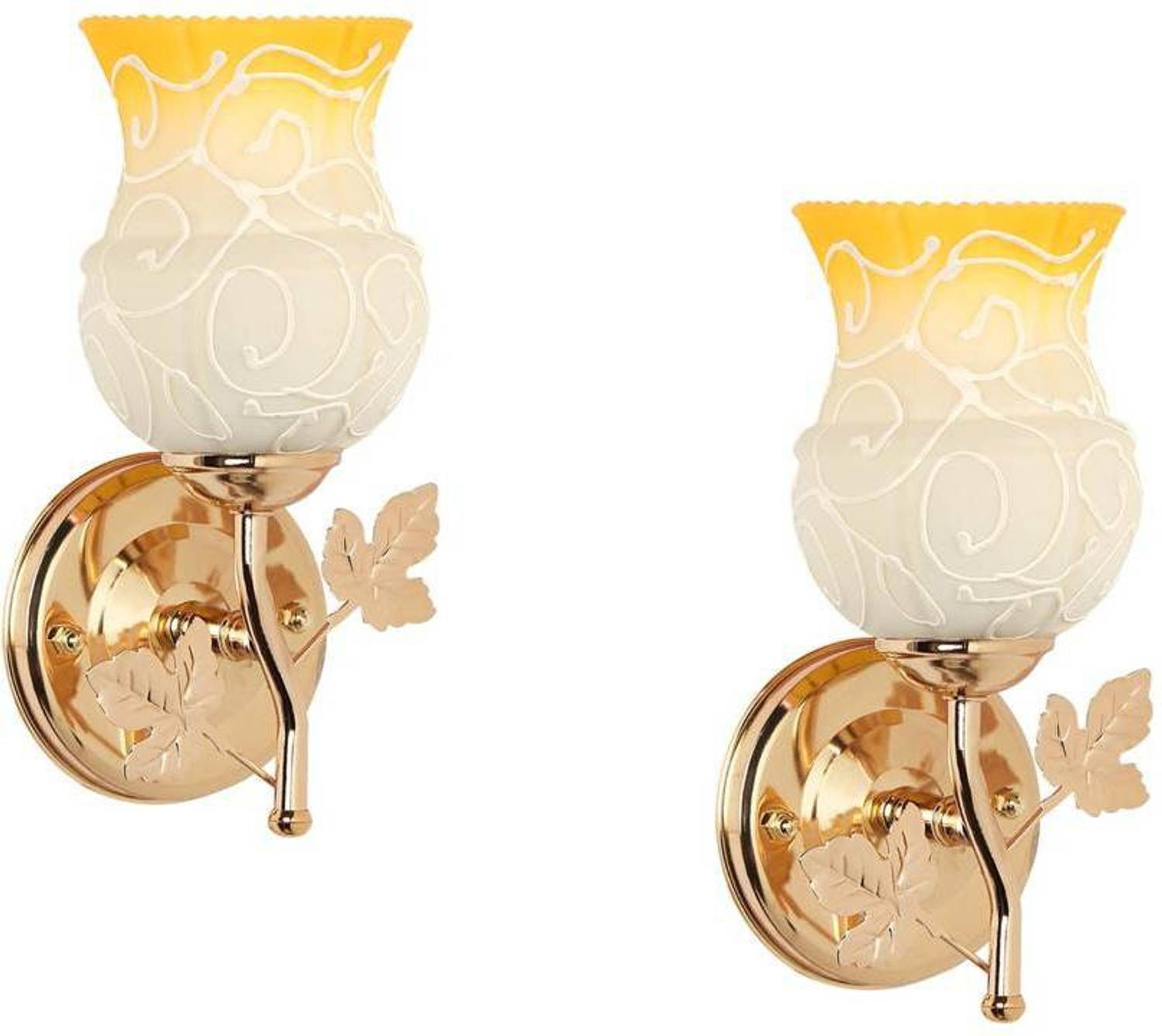 Awsm Uplight Wall Lamp Without Bulb (Pack of 2)