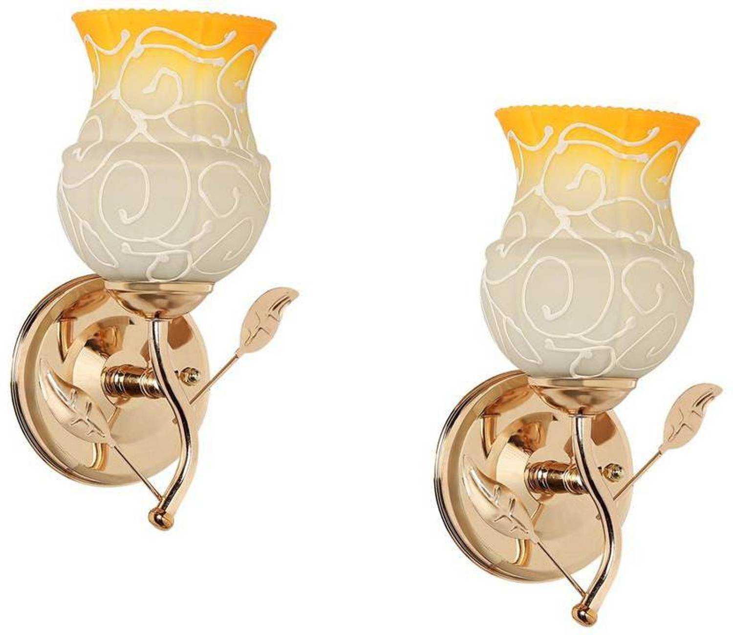 Awsm Wallchiere Wall Lamp Without Bulb (Pack of 2)