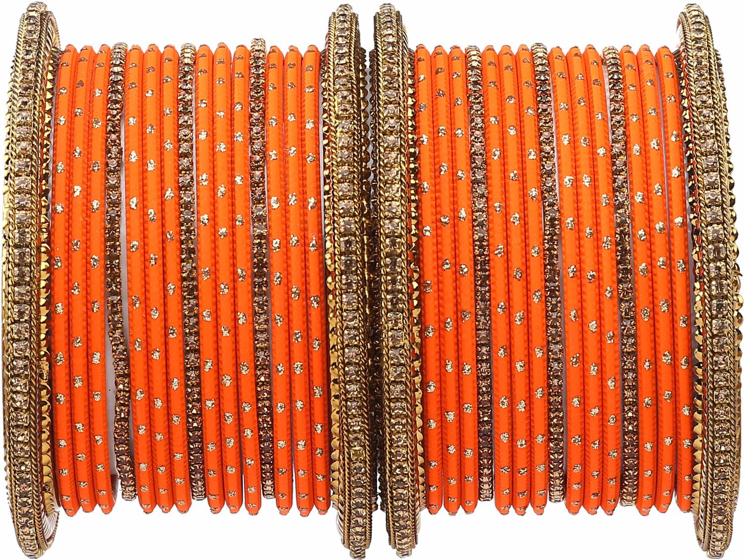 Amika Metal Gold-plated Bangle Set