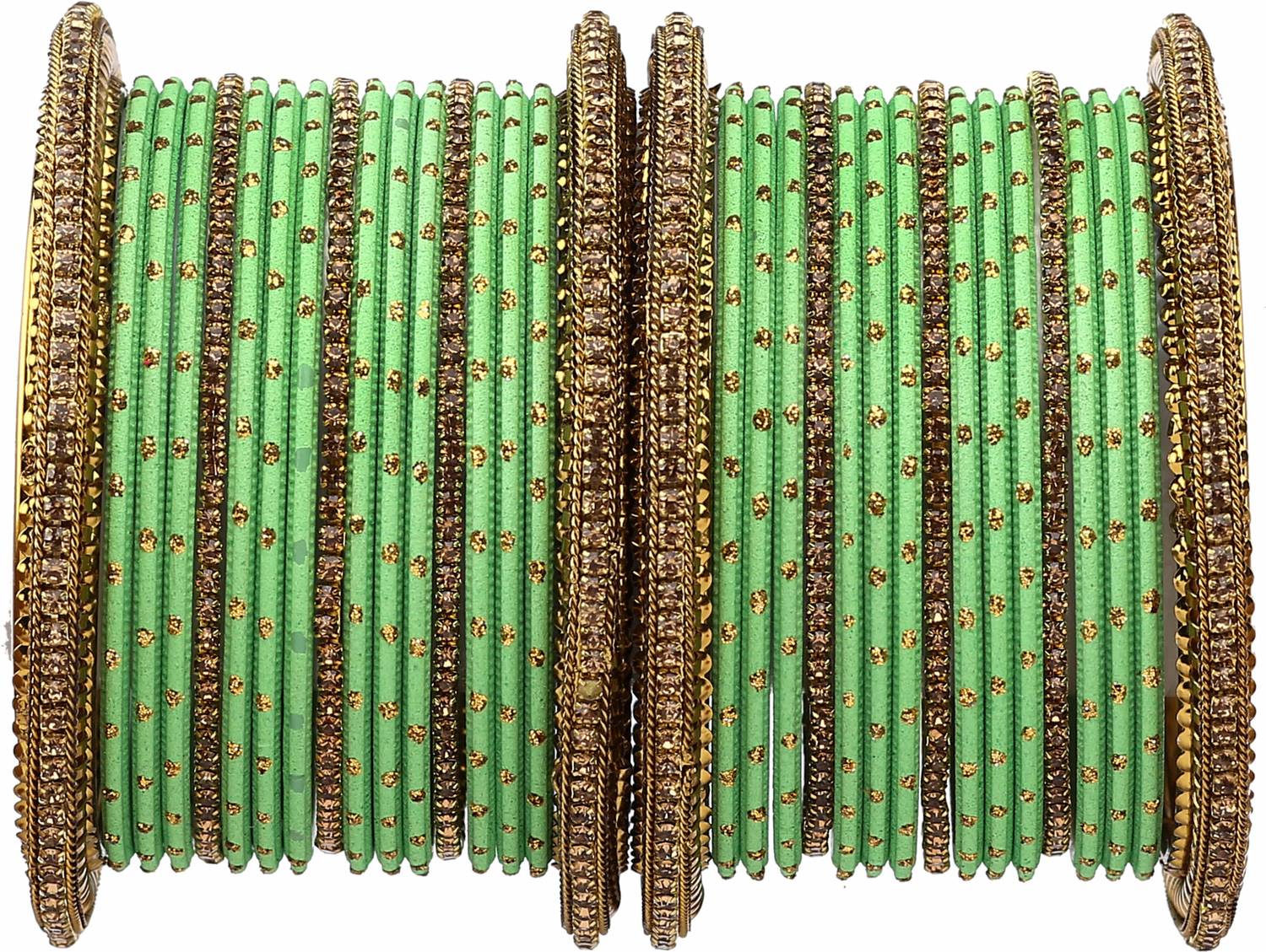 Amika Metal Gold-plated Bangle Set
