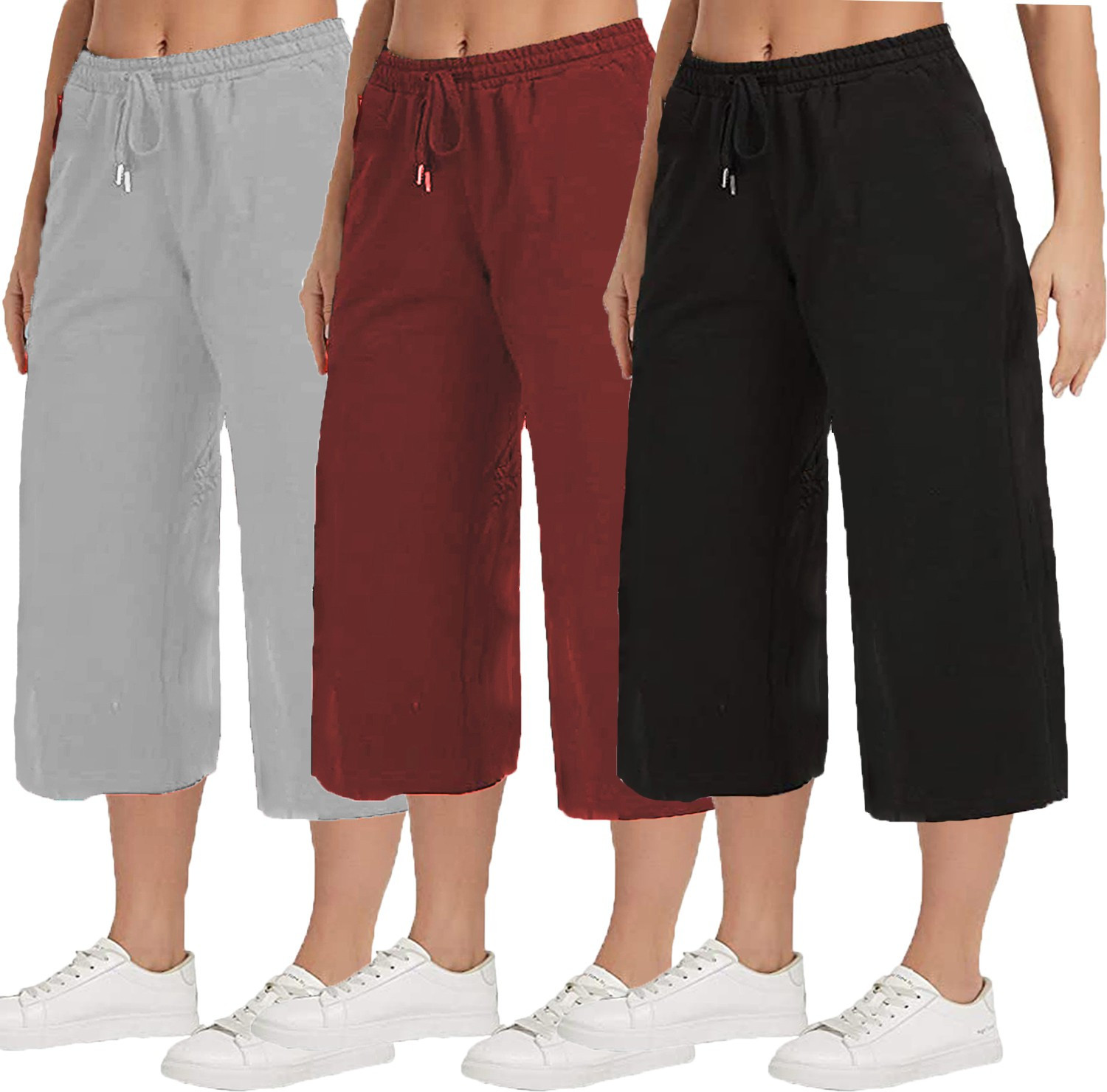 Image of BRAND FLEX Women Multicolor Capri