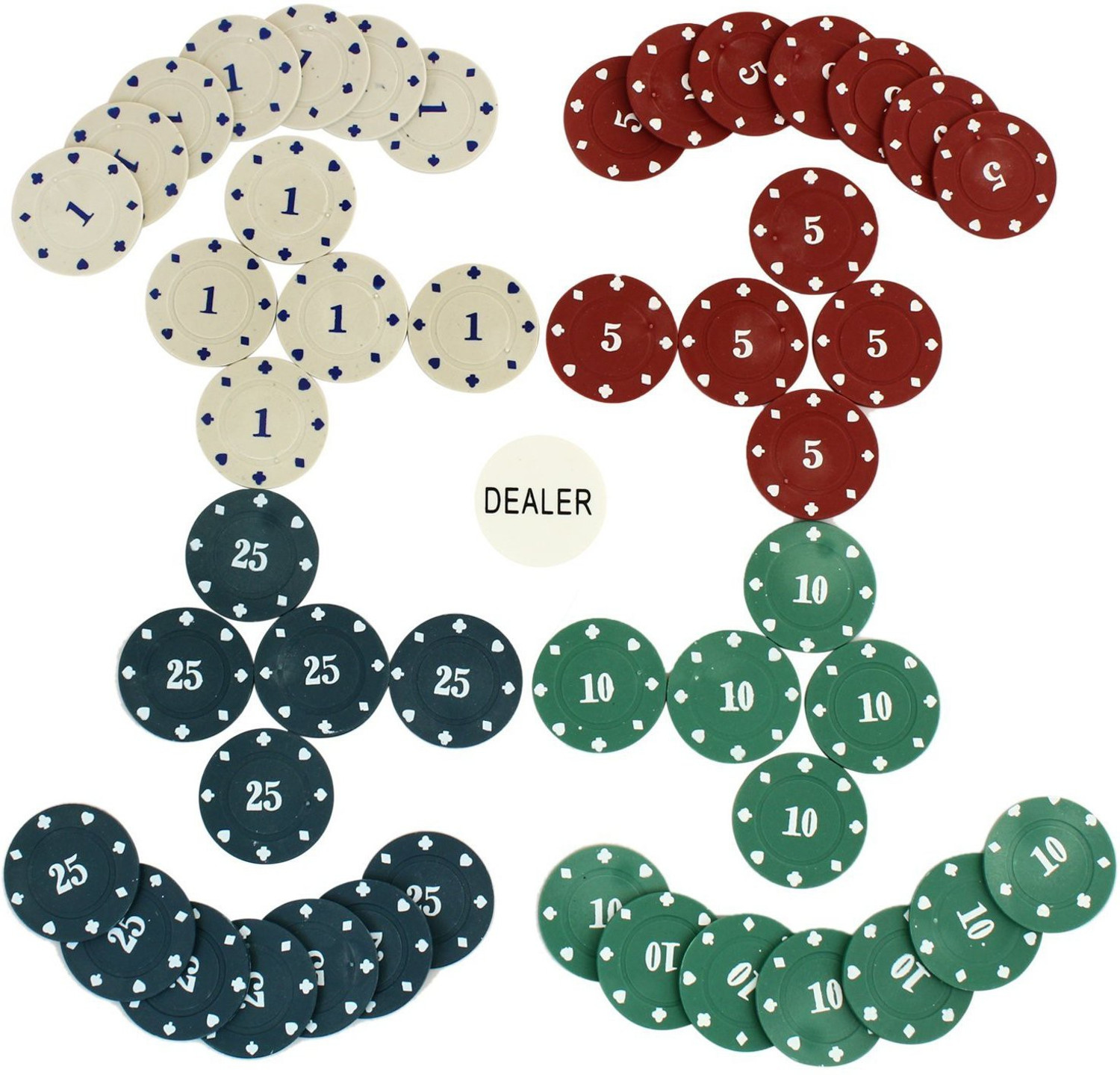 Image of Jango Poker Set With 200 Chips ,Poker Mat ,2 Deck Cards (Tin Box
