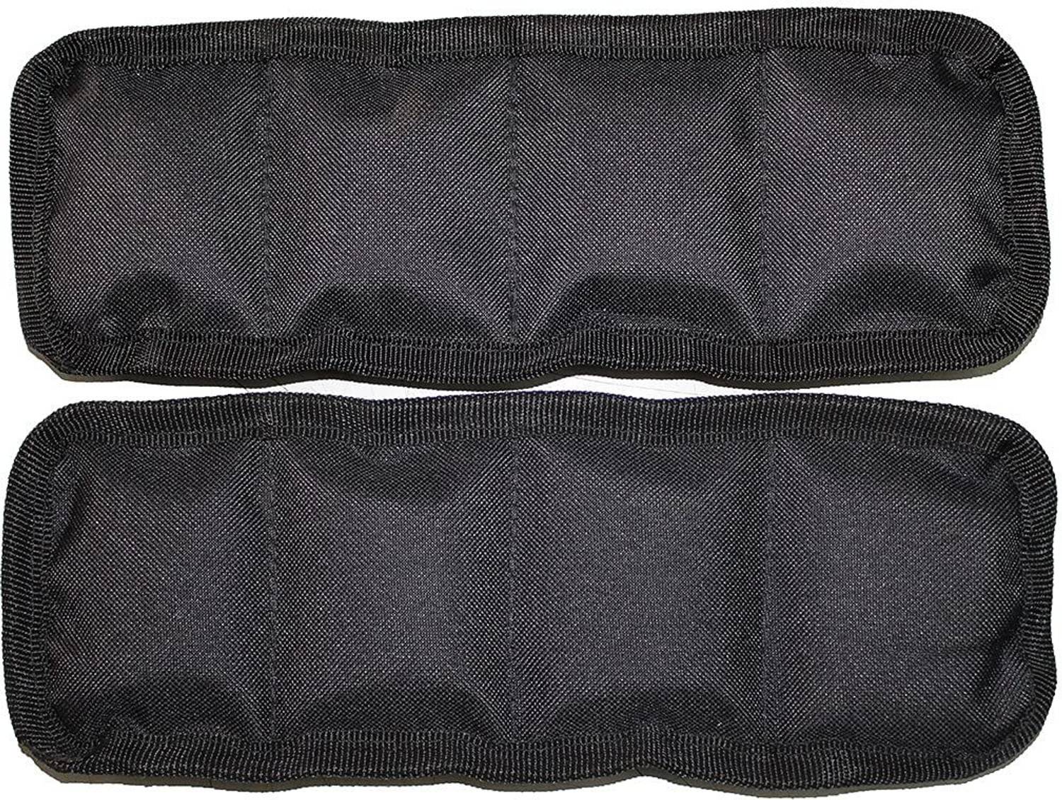 LYCAN FITNESS ANKLE WEIGHT 1KG PAIR Black - Image 2