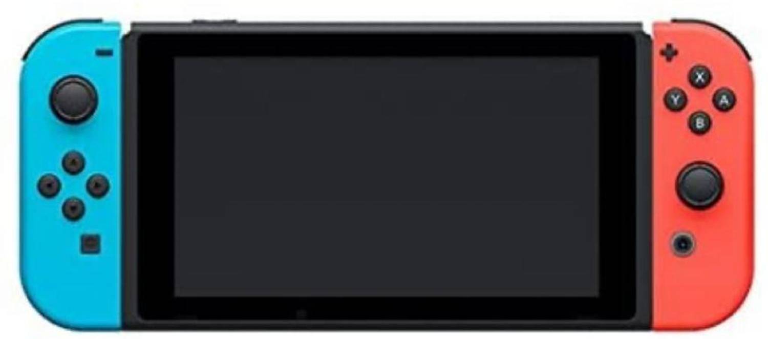 NINTENDO Switch with Joy-Con - Version 2 - Neon Red and Neon Blue