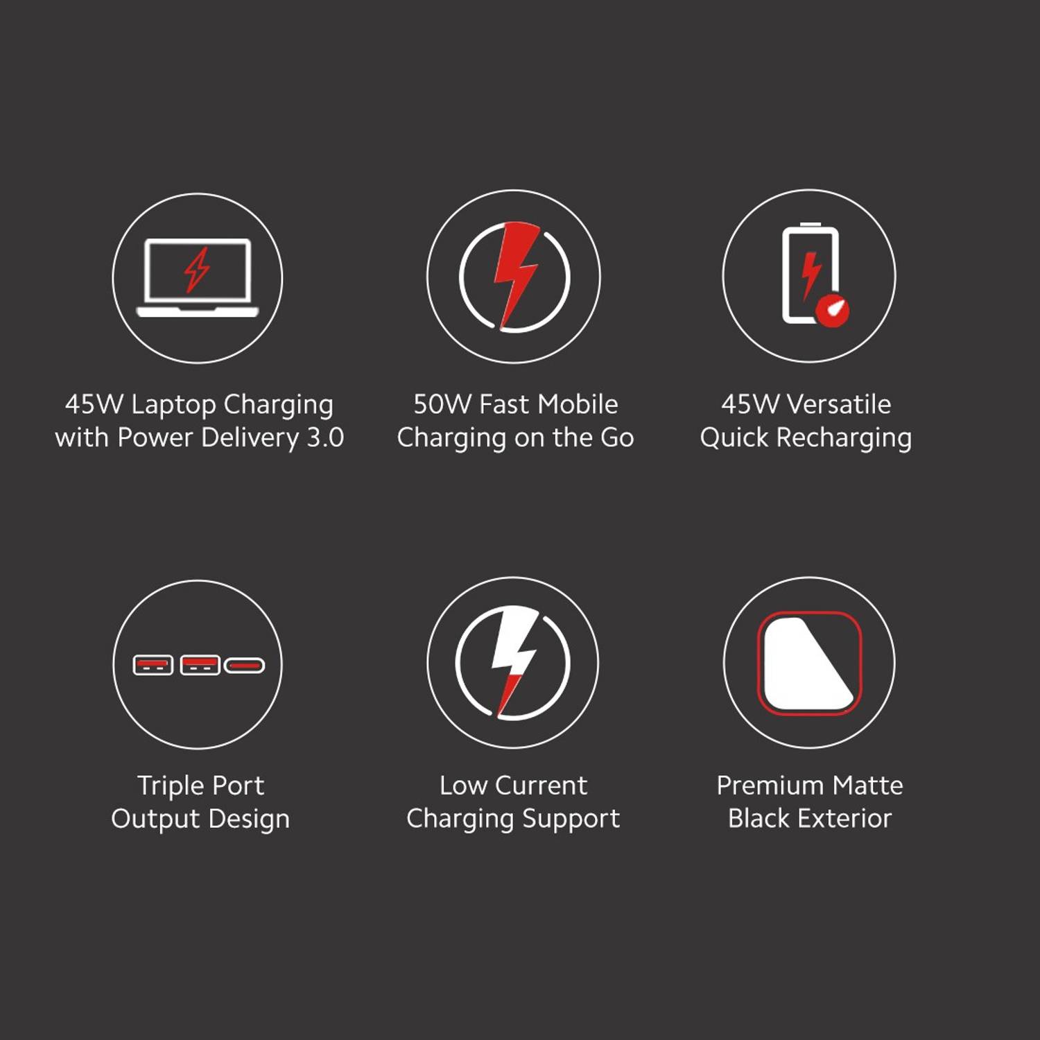 Mi 20000 mAh 50W Power Bank Black - Image 2