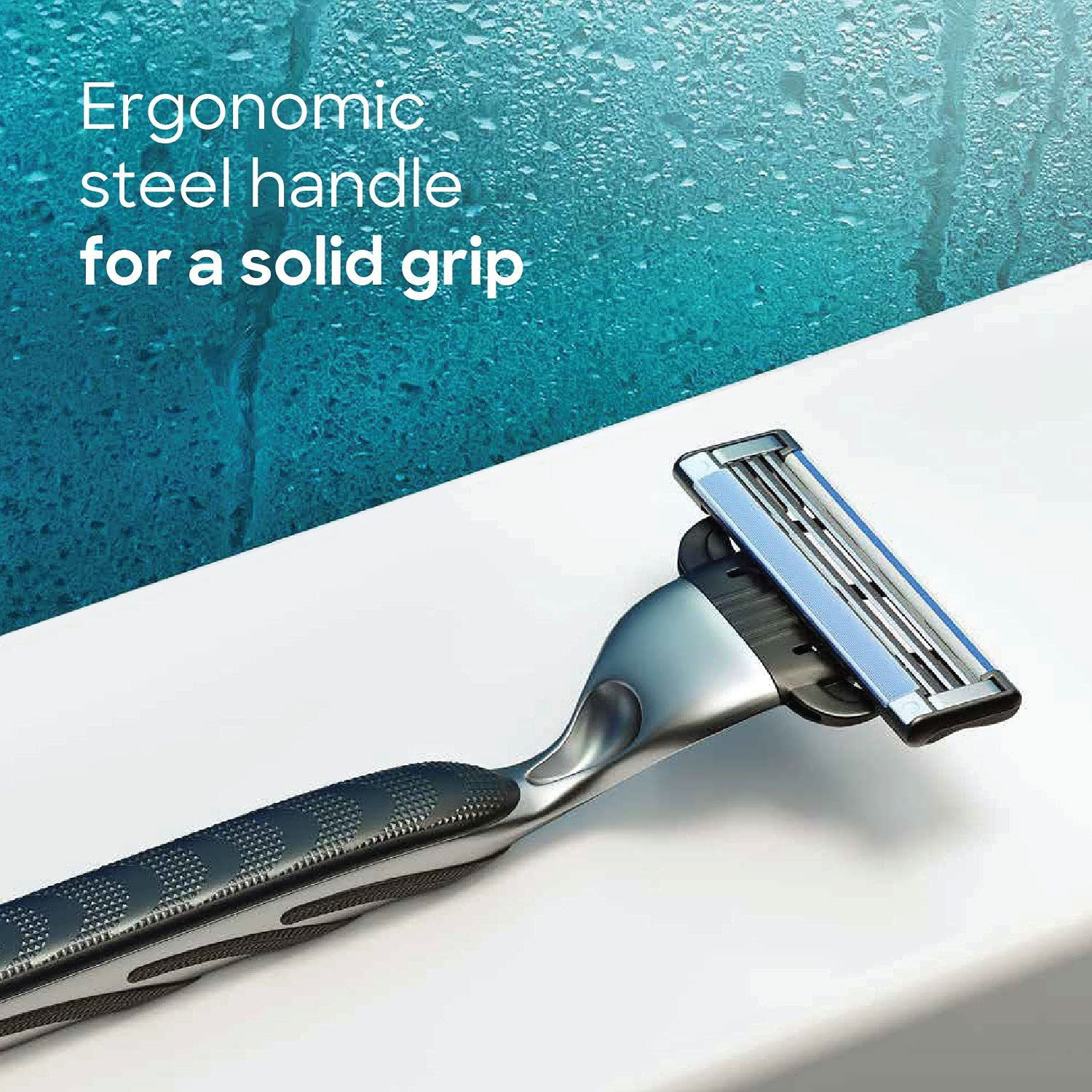 Image of Gillette Mach 3 Manual Shaving Razor Blades - 4 Cartridges