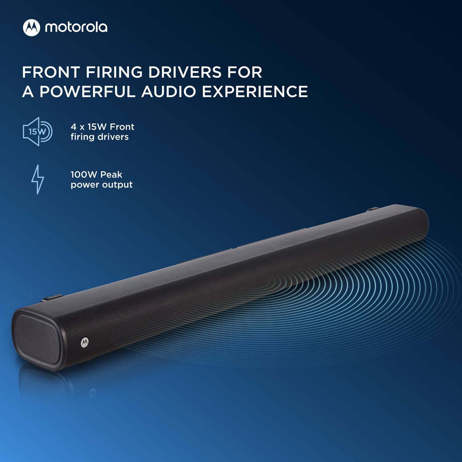 Motorola AmphisoundX 100W Bluetooth Soundbar - Image 5