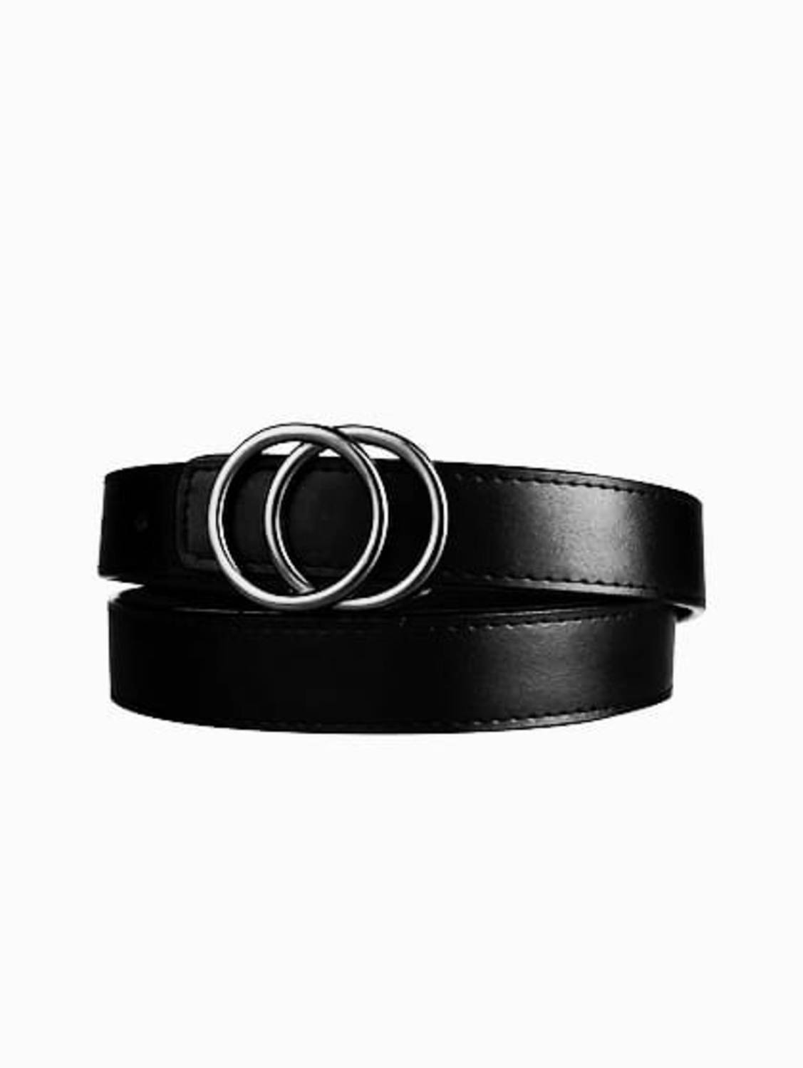 Aiza Enterprises Women Casual Black Artificial Leather Belt