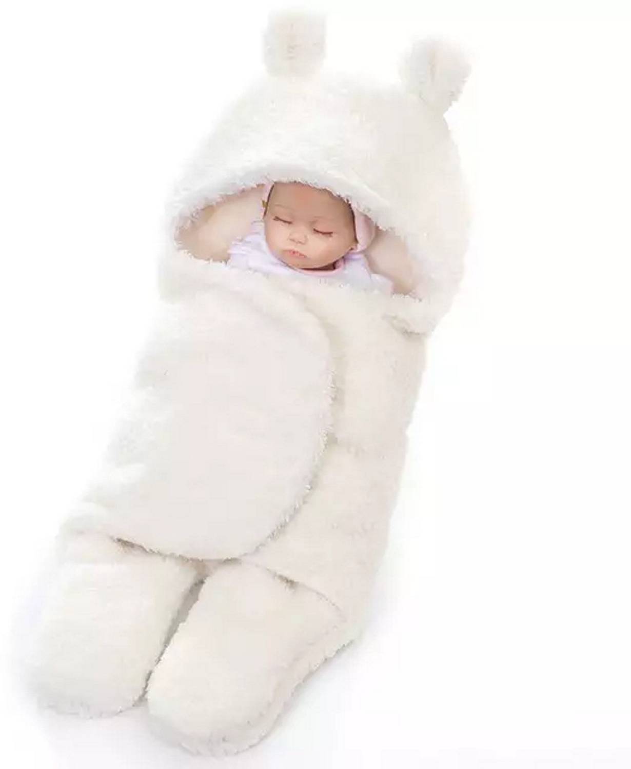 BRANDONN Solid Crib Crib Baby Blanket for  AC Room