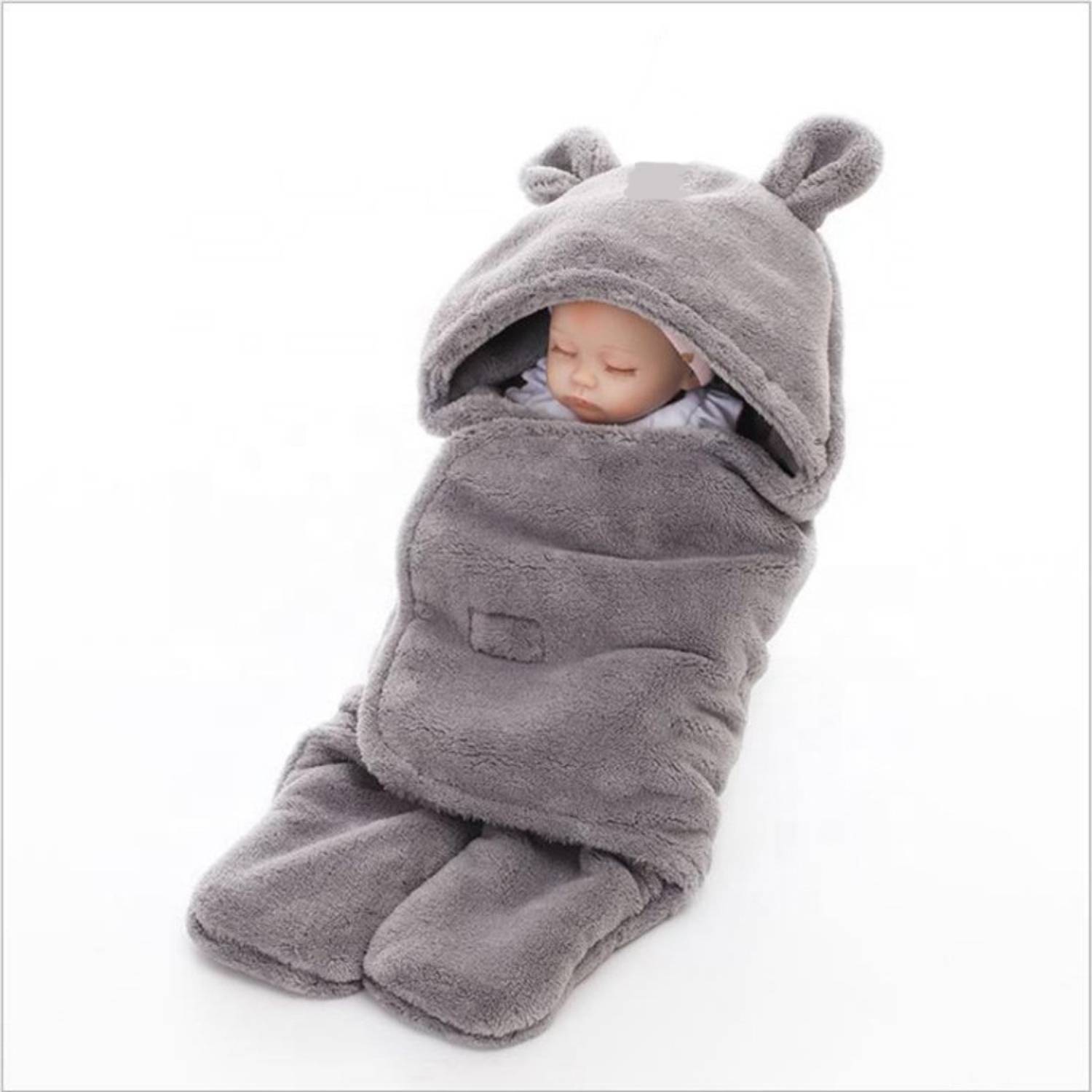 BRANDONN Solid Crib Crib Baby Blanket for  AC Room