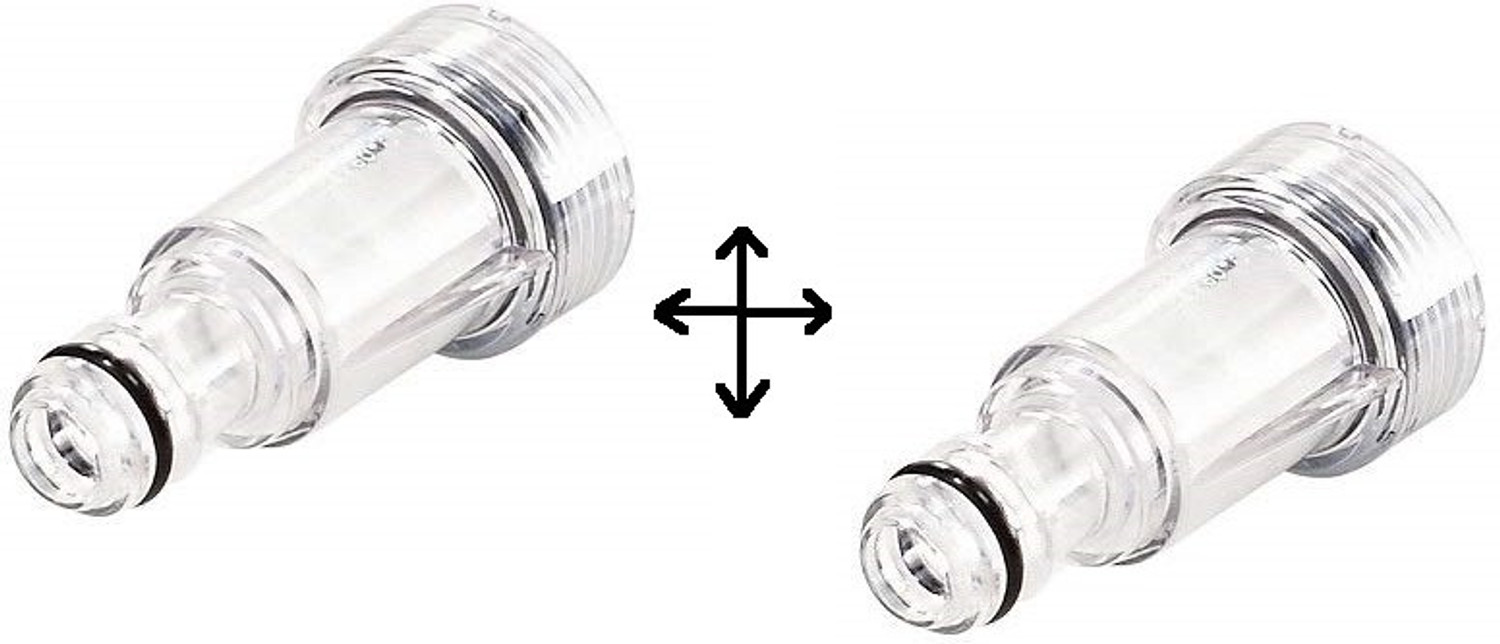 Image of Tulsway 2 Pcs Water Filter Pressure Washer Accessory for 3 /4 inch Inlet Nozzle (Nipple) Spray Gun Pressure Washer