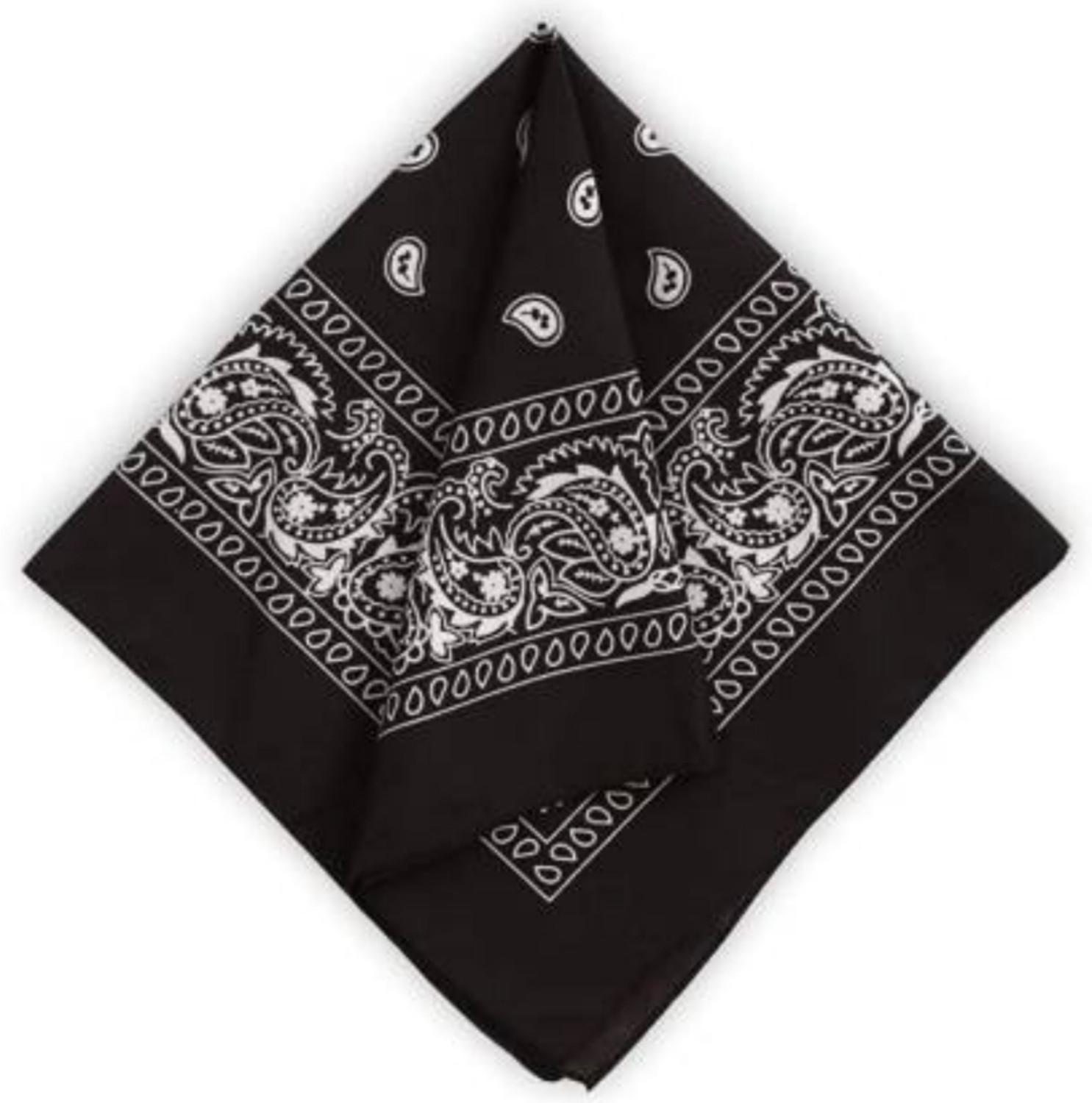 Image of mystify BANDANA HANDKERCHIEF JUMBO BANDANA FOR YOUNGSTERS -HEADE AND FACE WRAP SCARF [ inchBlack inch] Handkerchief
