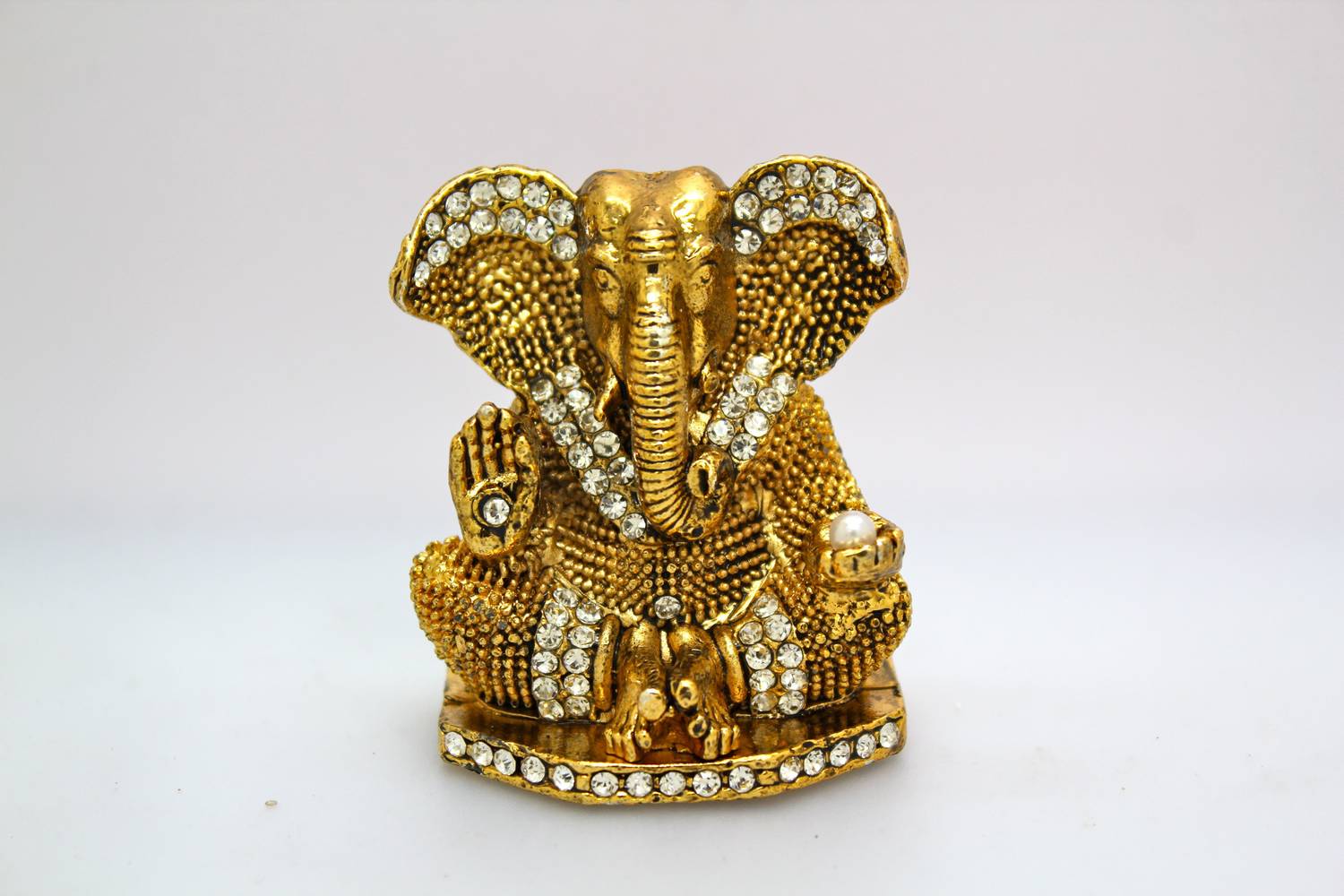 Kulin God Ganesh | Ganpati | Lord Ganesha Idol For Car Dashboard, Tables,Home Decor, Gifting Decorative Showpiece - 5 cm