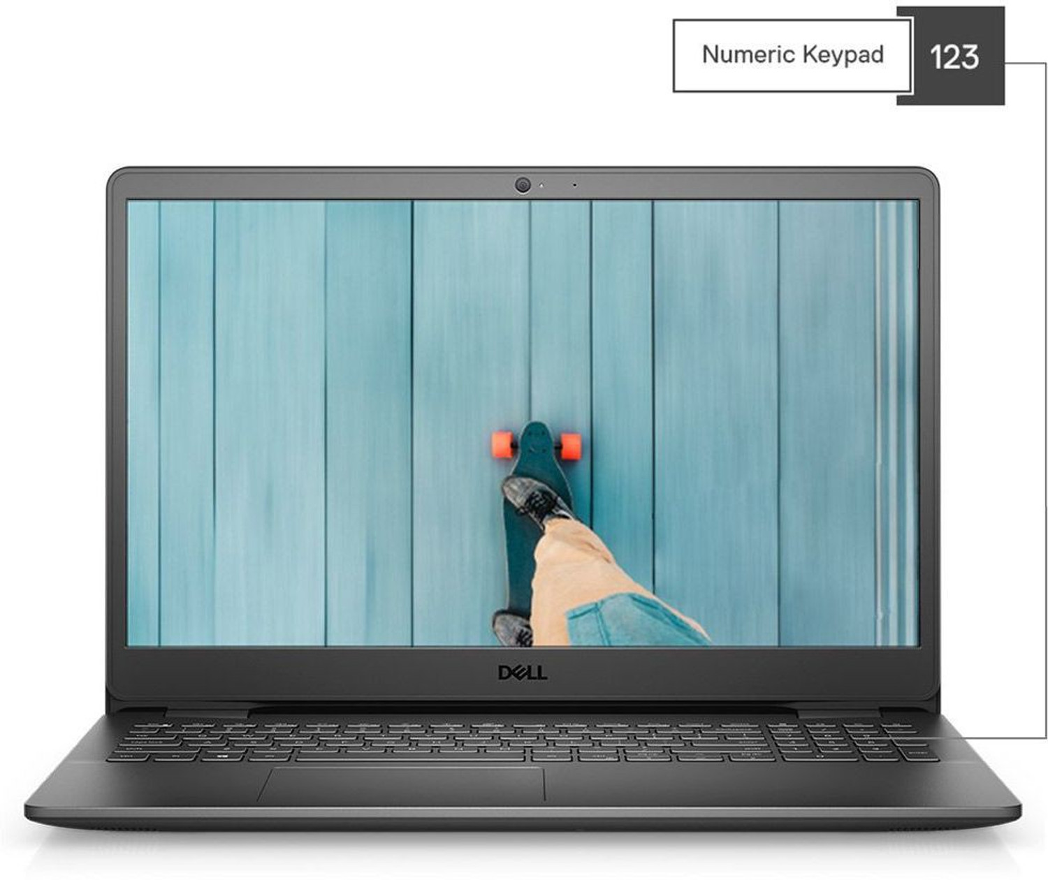 Image of DELL Inspiron AMD Ryzen 5 Quad Core 3450U - (8 GB /256 GB SSD /Windows 10) Inspiron 3505 Laptop
