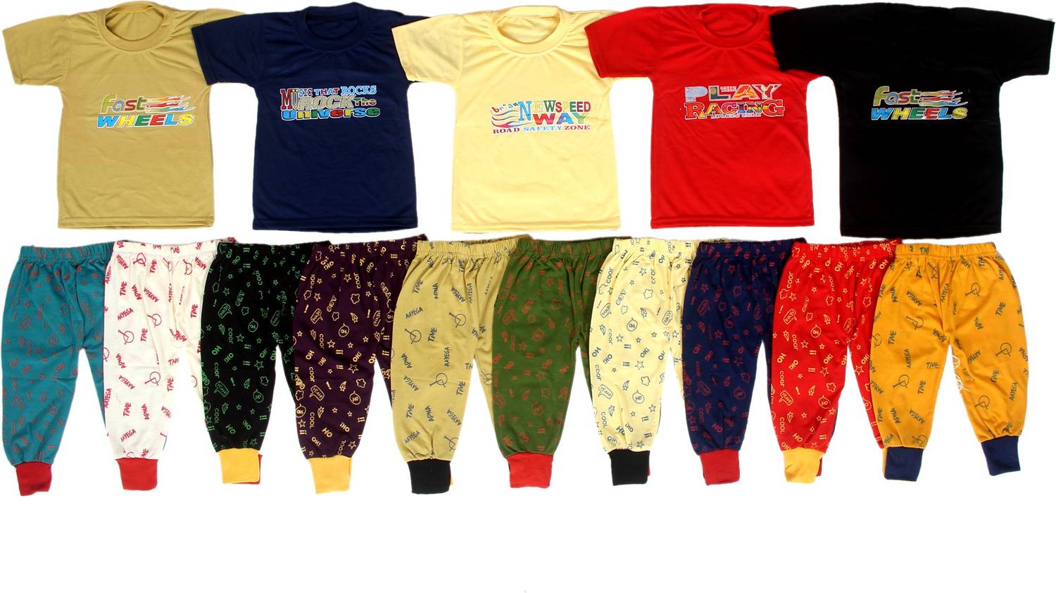 FB GROUP OF COMPANY Baby Boys & Baby Girls Casual T-shirt Track Pants