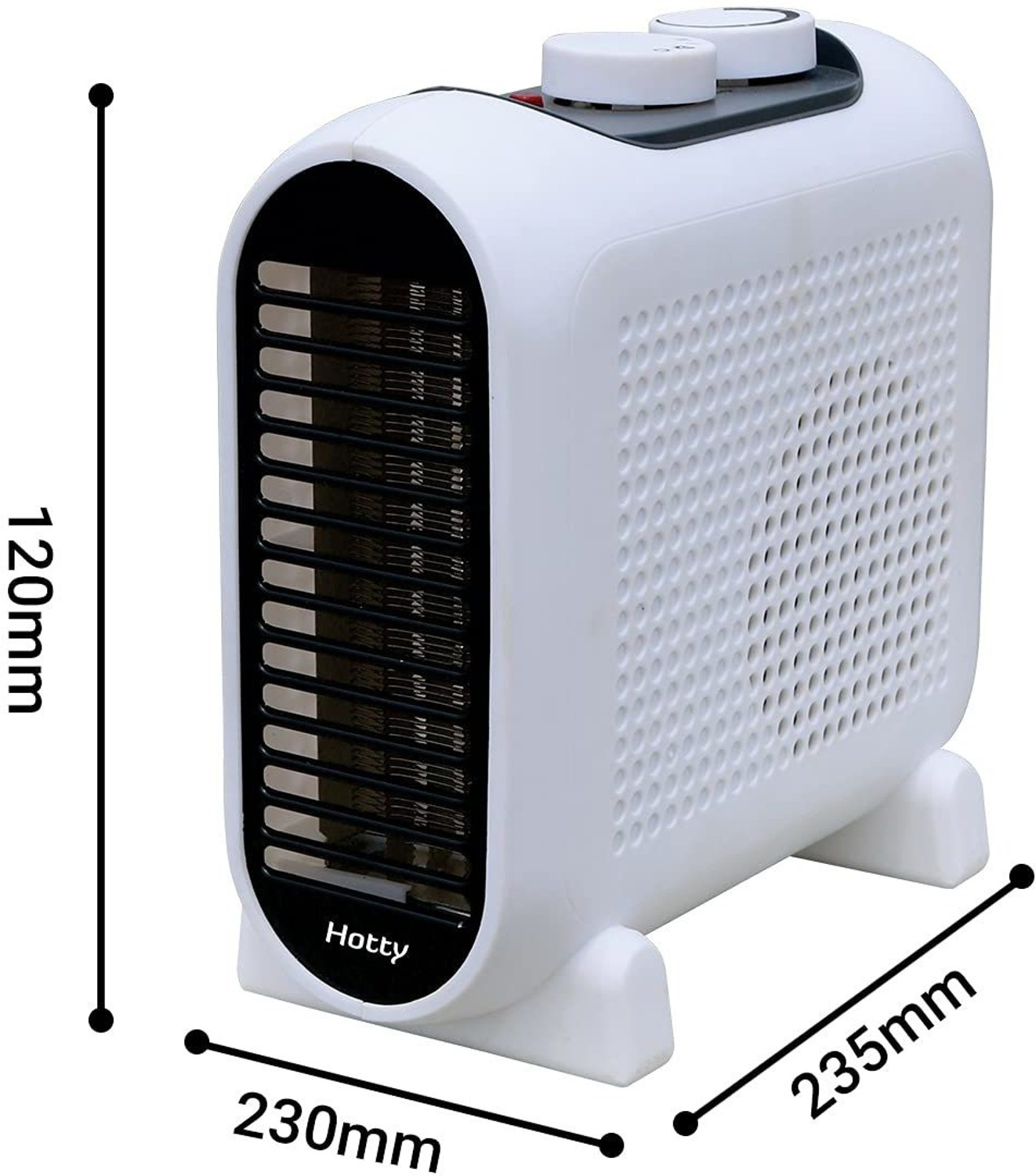 Image of Inalsa Electric Fan Room Heater Hotty- 2000Watt | Variable Temperature Control| Cool /Warm /Hot Air Selector| Over Heat Protection Fan Room Heater