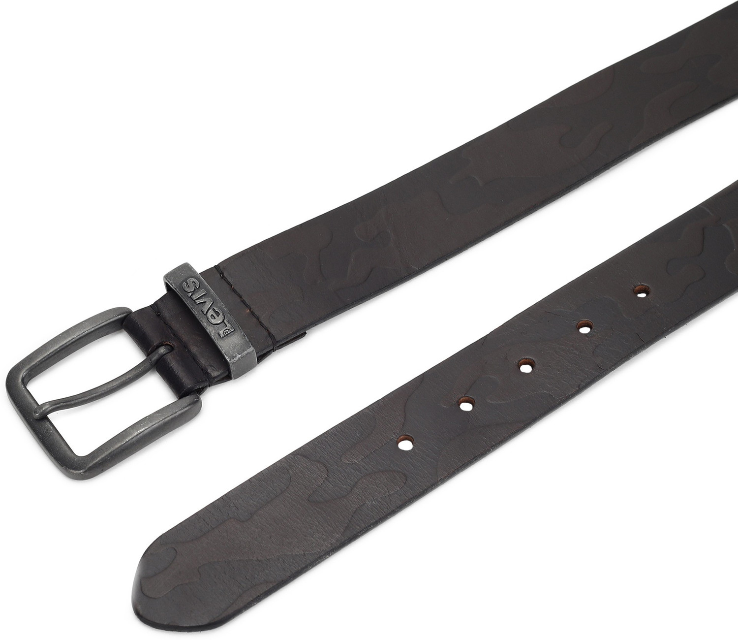 Image of LEVI'S Men Casual Brown Genuine Leather Belt