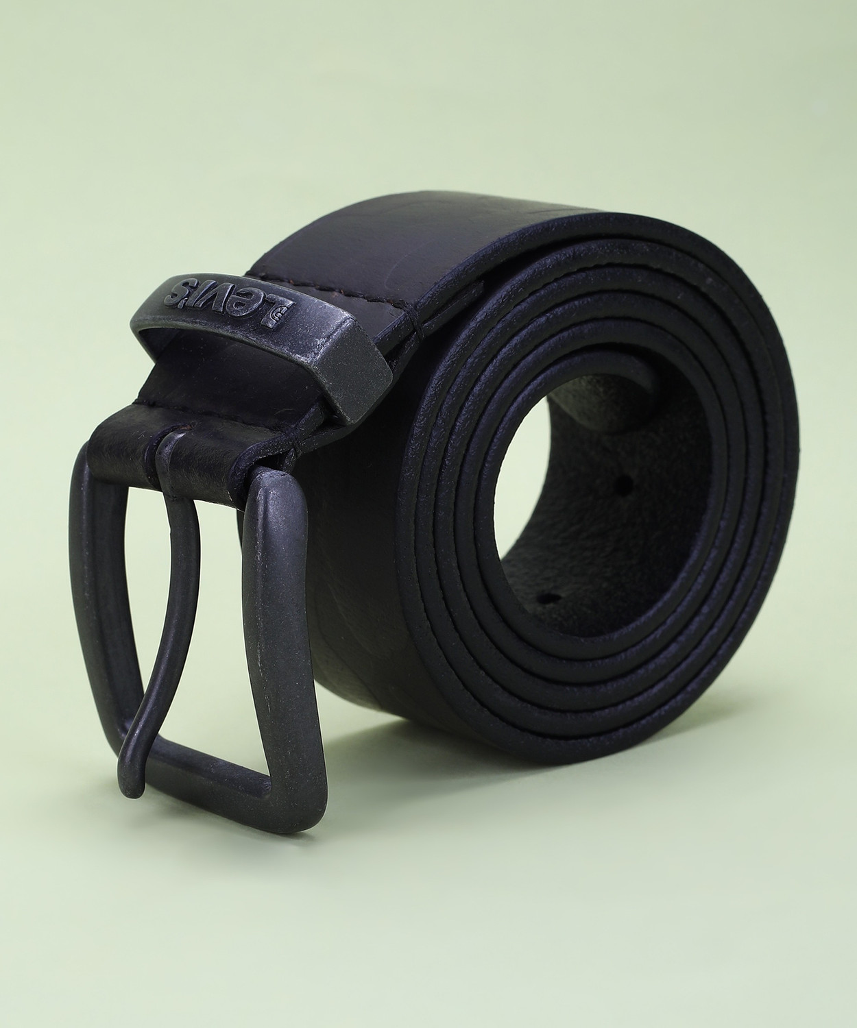 Image of LEVI'S Men Casual Brown Genuine Leather Belt
