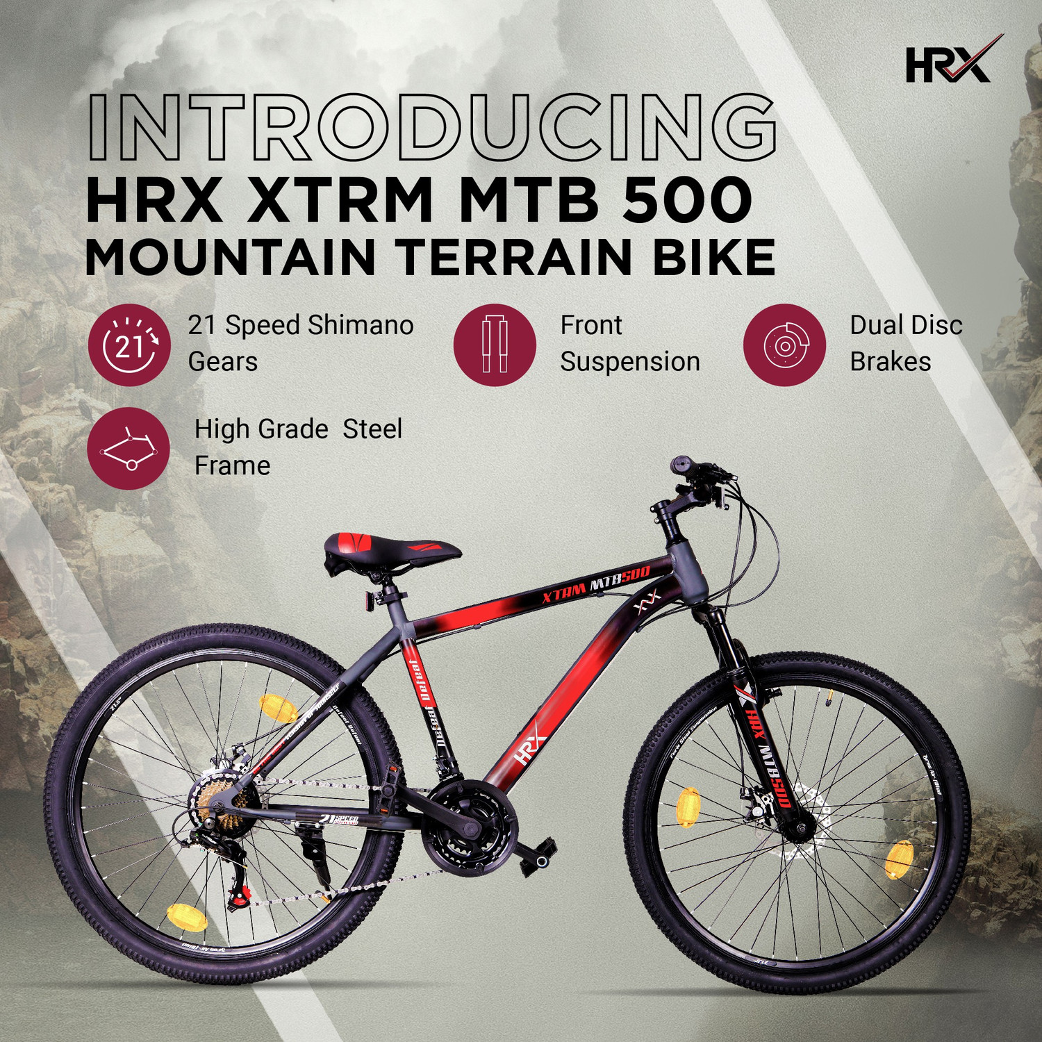 Image of HRX MTB 500 Limited Edition 29 T (inch) Mountain Cycle