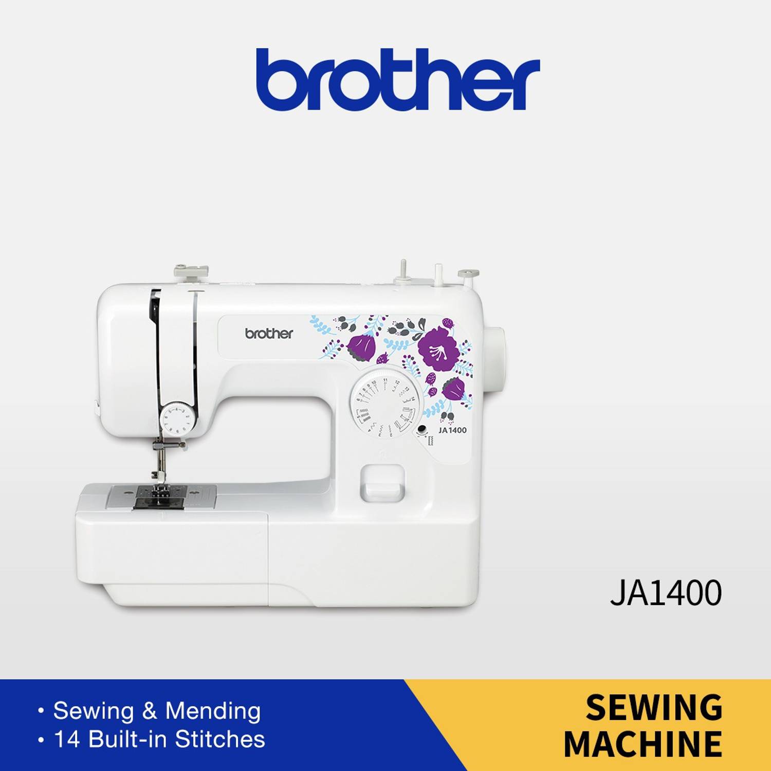 Brother JA 1400 Sewing Machine 14 Stitches White - Image 5