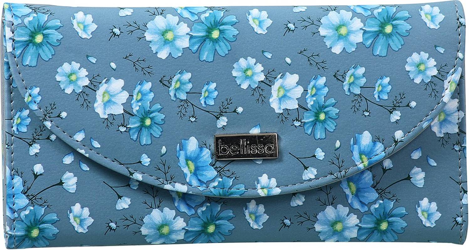 Bellissa Women Casual Grey Artificial Leather Wallet