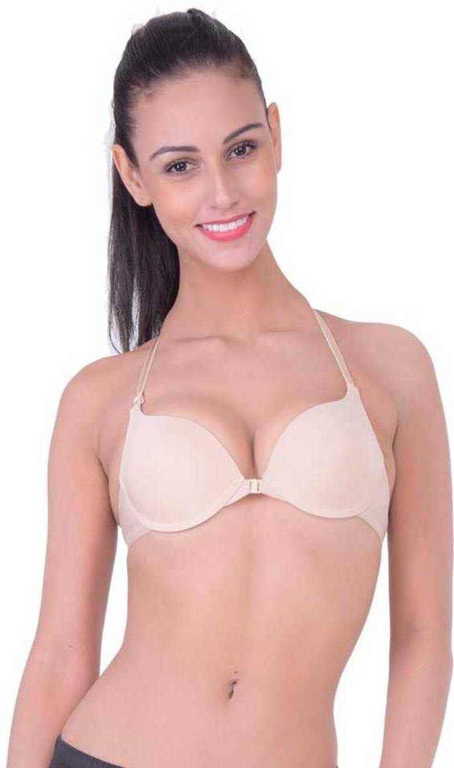 Wave Fashion Women Balconette Lightly Padded Bra