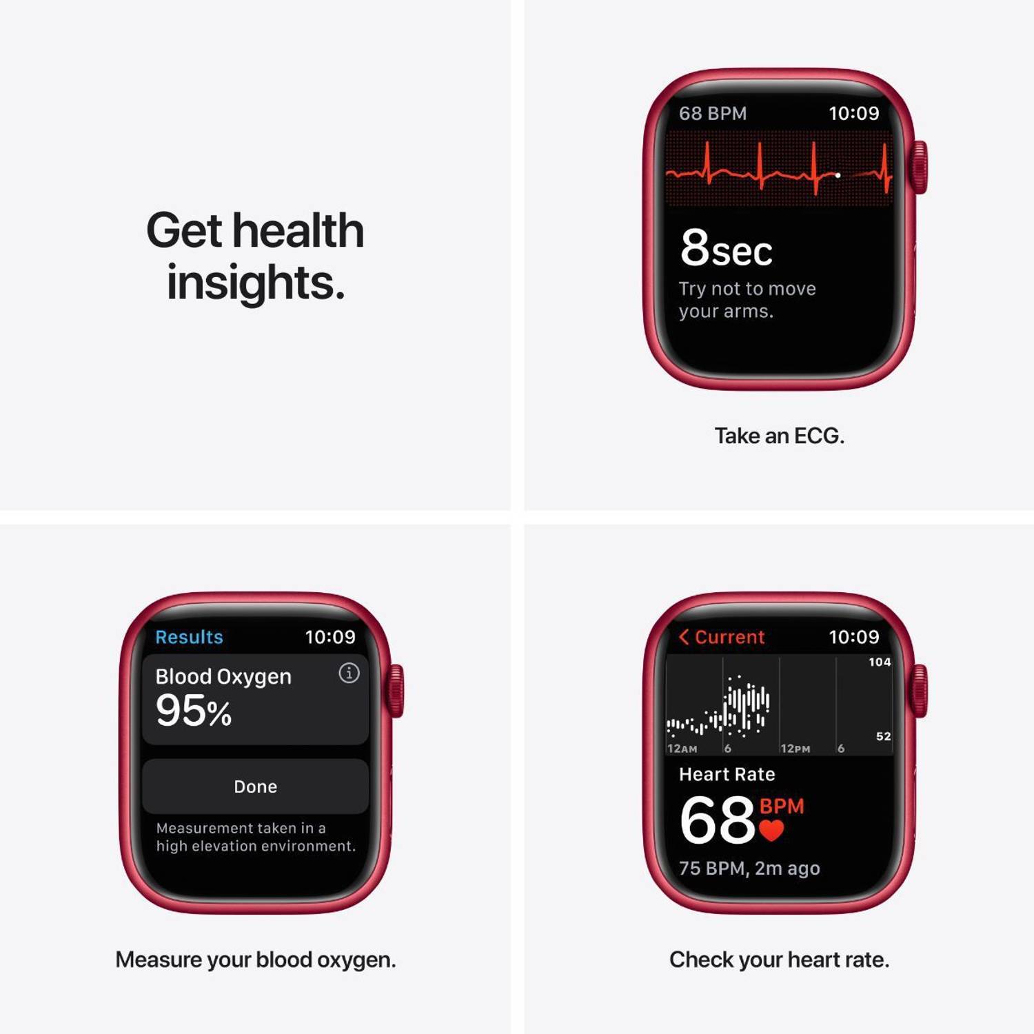 Apple Watch Series7 (GPS-45mm) Aluminium Case-(PRODUCT)Sport Band