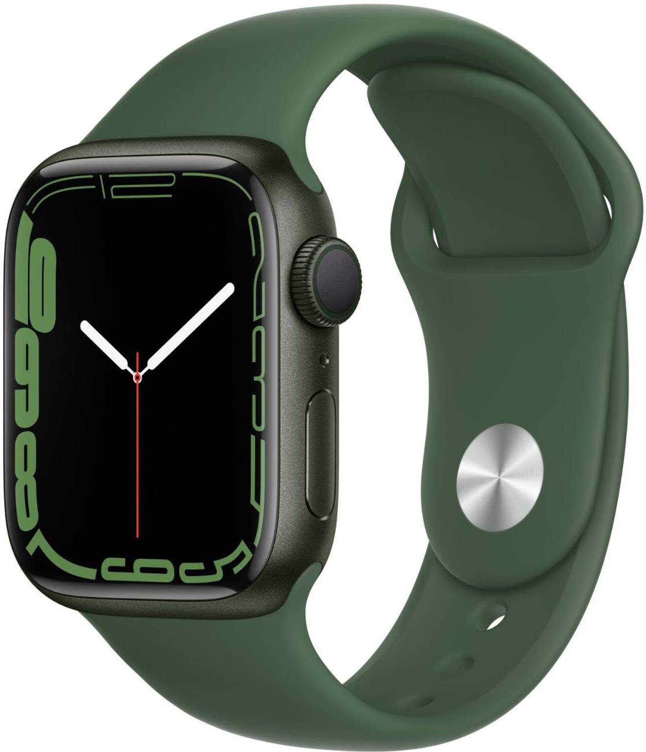 Apple Watch Series7 (GPS, 41mm) - Green Aluminium Case with Clove